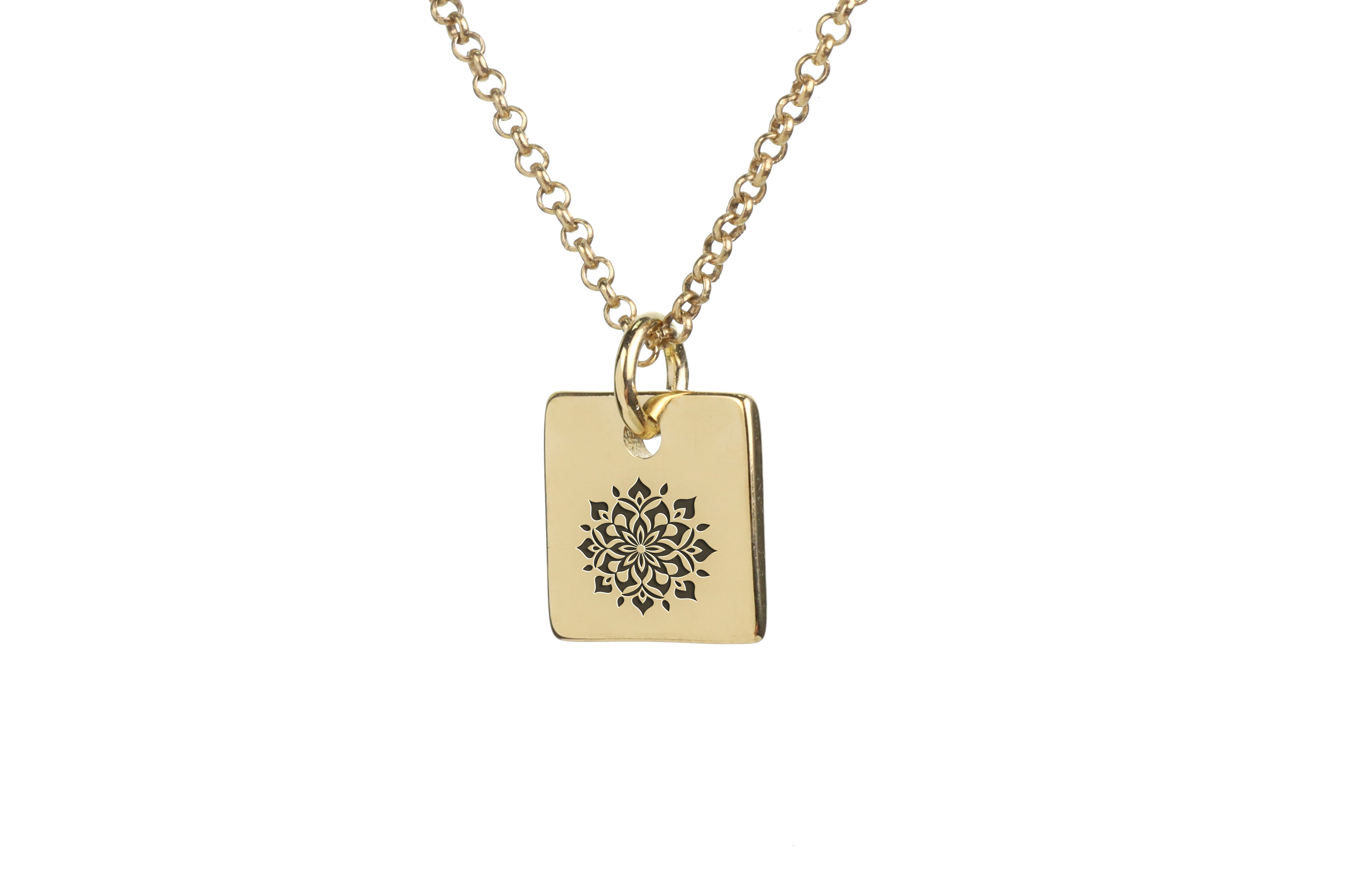 Mandala Flower Necklace