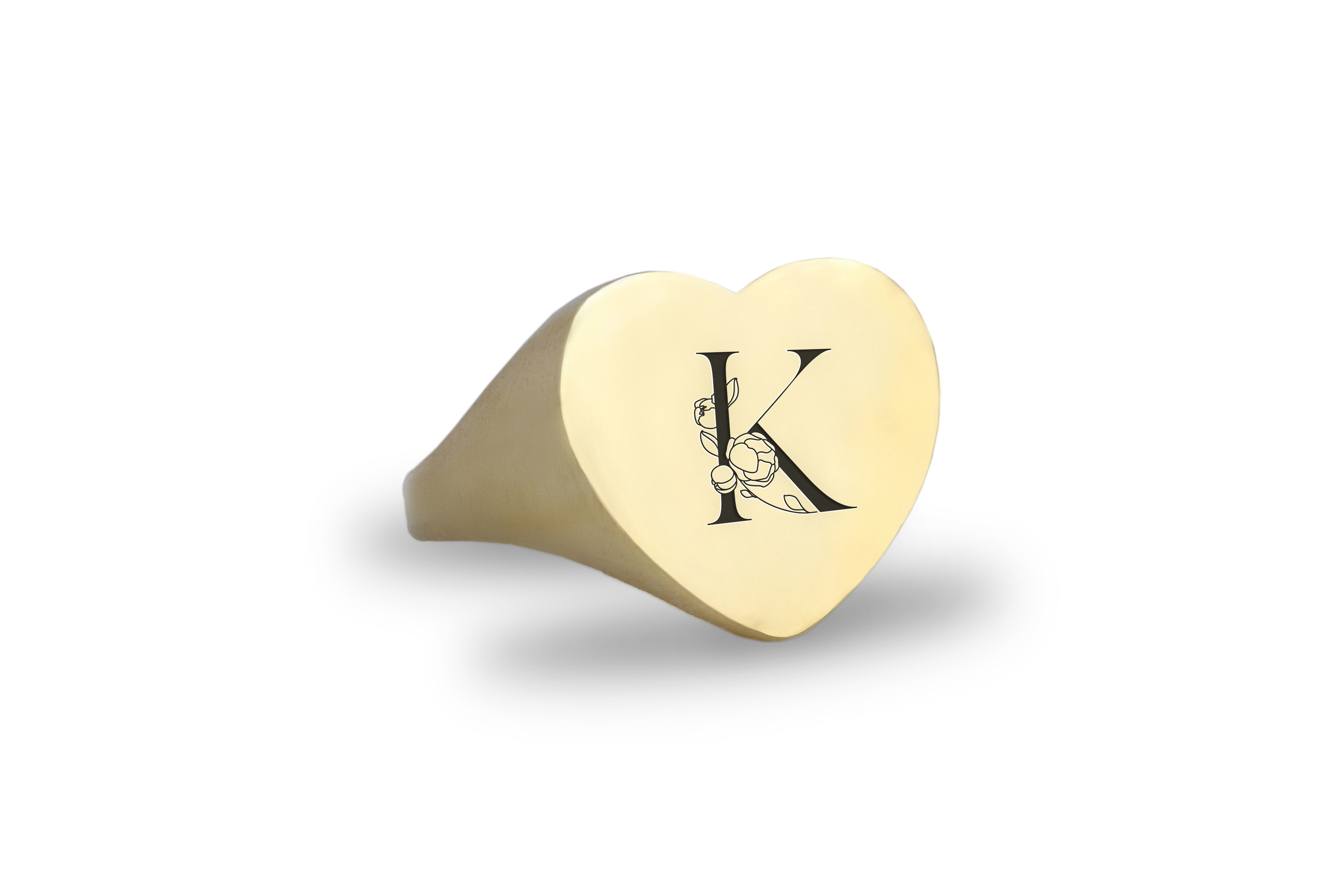 Engraved Custom Signet Ring