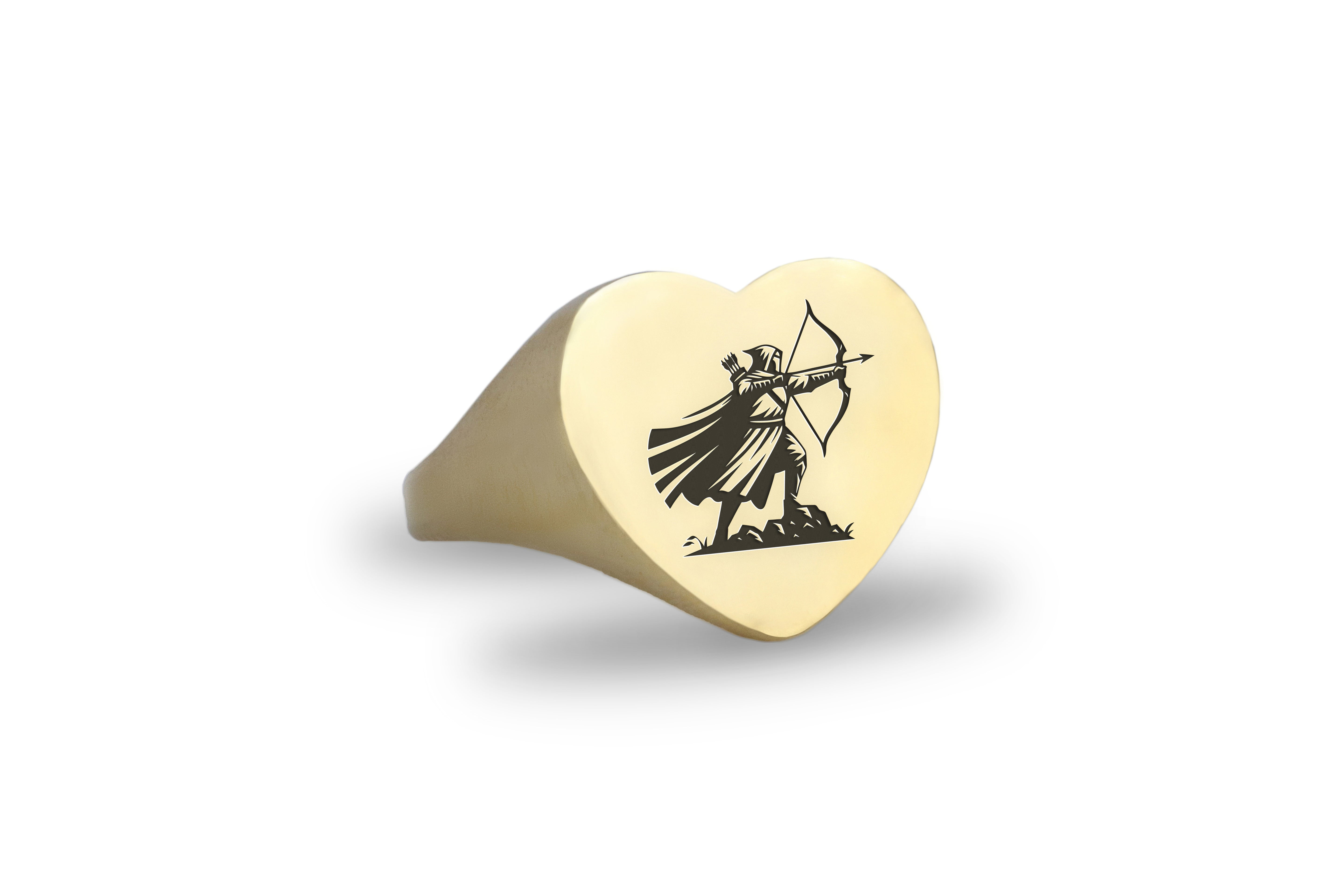 Custom Archer Engraving Ring