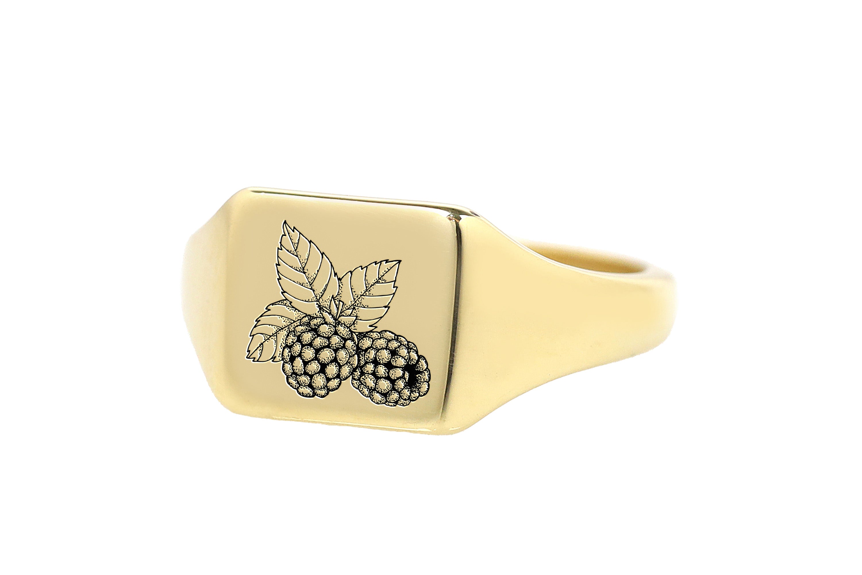 Cute Raspberry Signet Ring