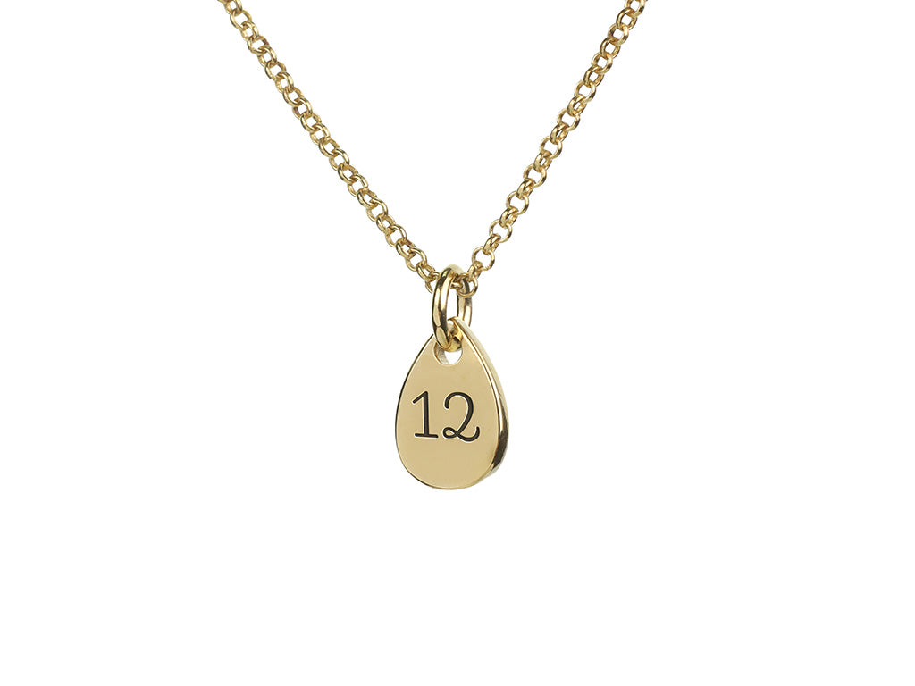 Lucky Number Pendant Necklace