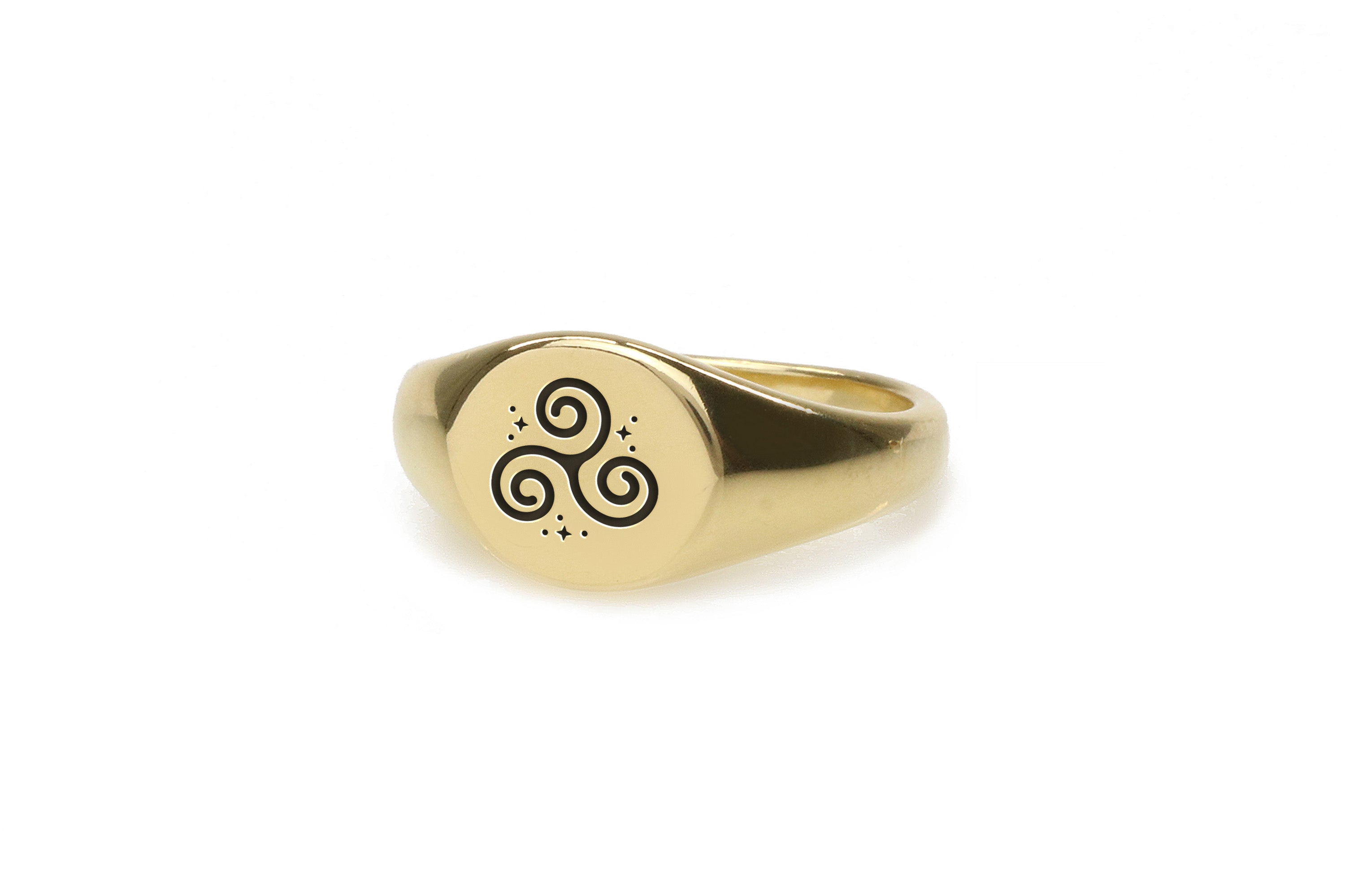 Wiccan Symbol Signet Ring