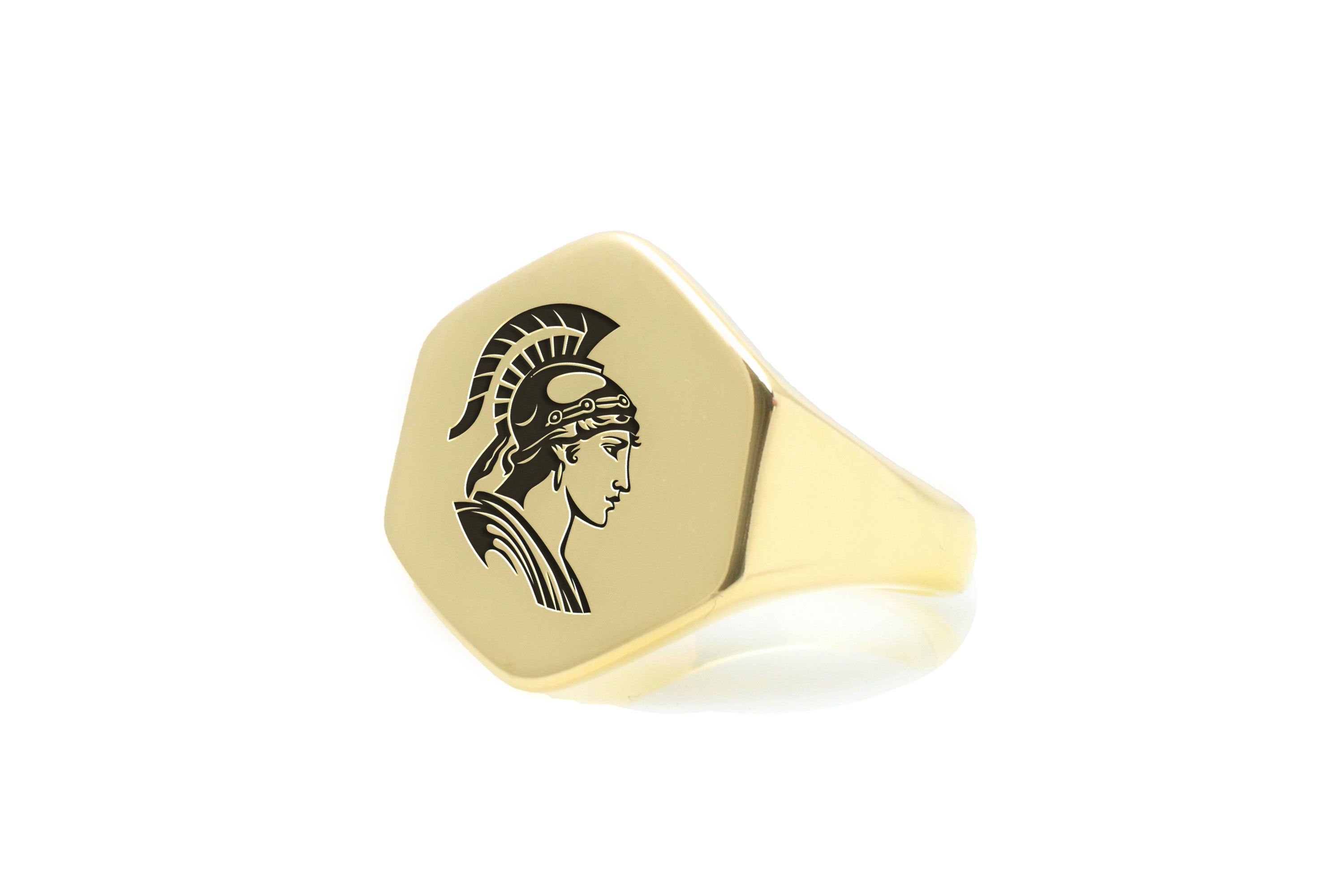 Athena Women's Gold Signet Ring