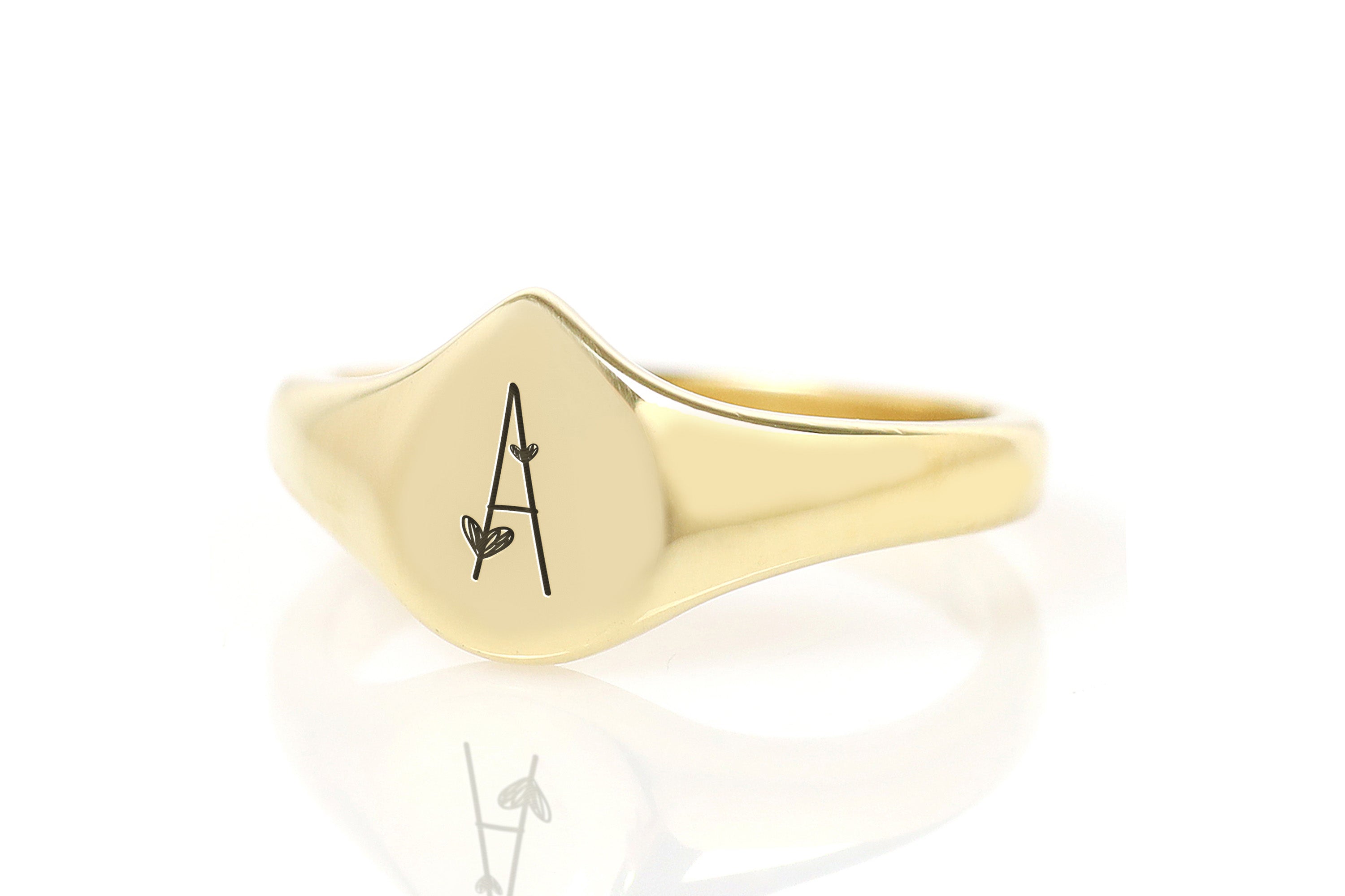 Personalized Letter Ring