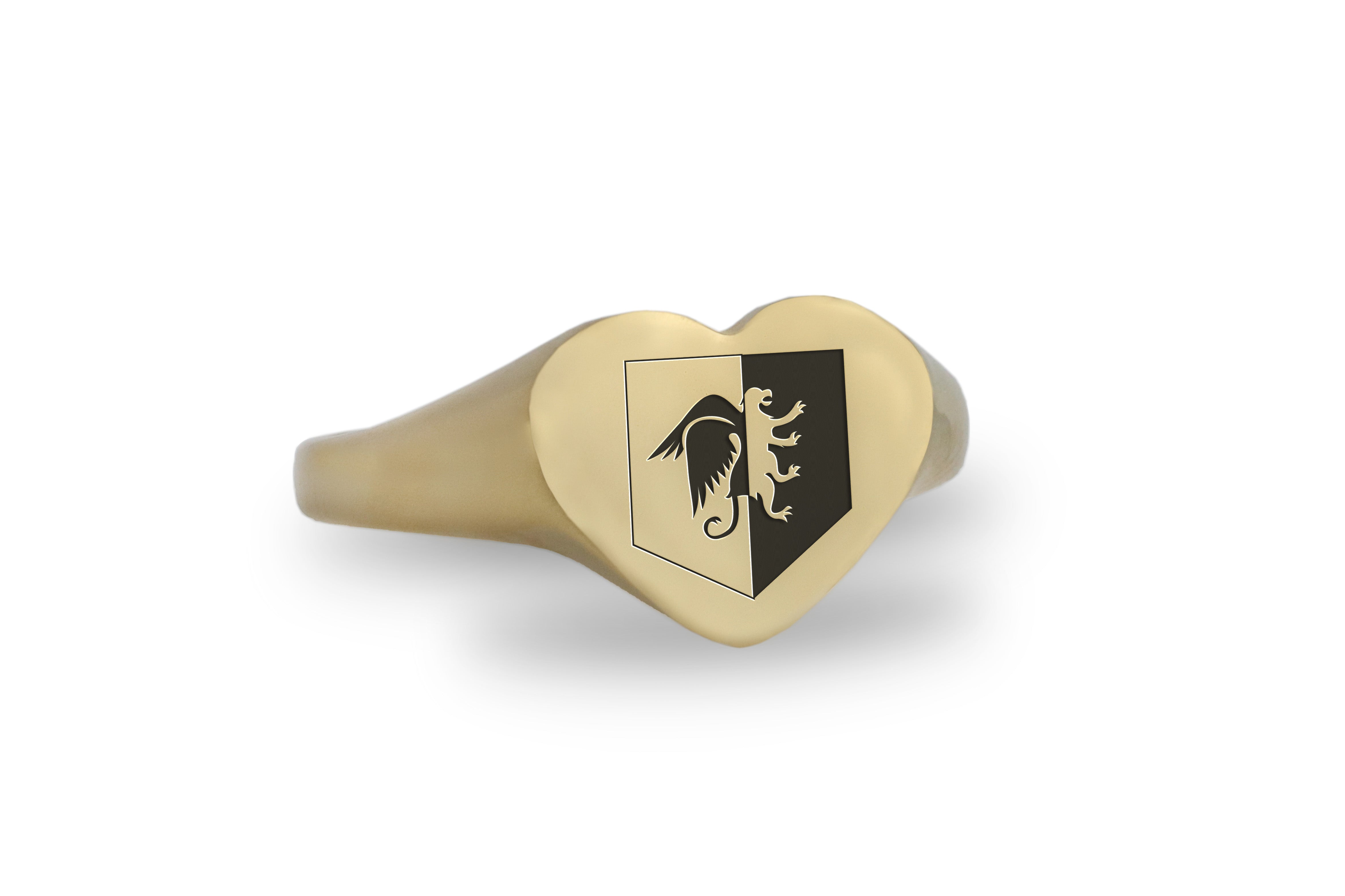 Heraldic Griffin Signet Ring