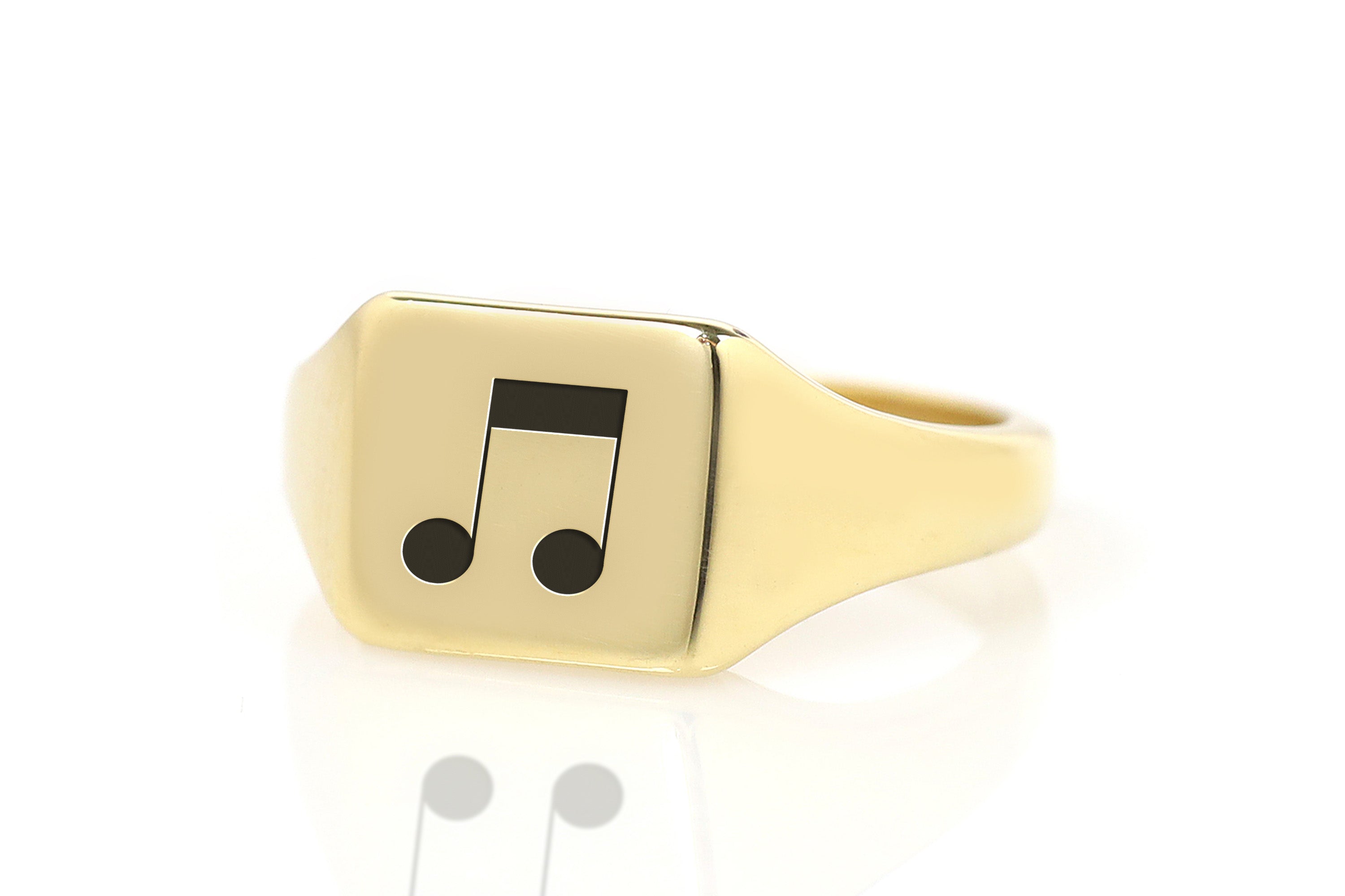 Musical Delicate Signet Ring