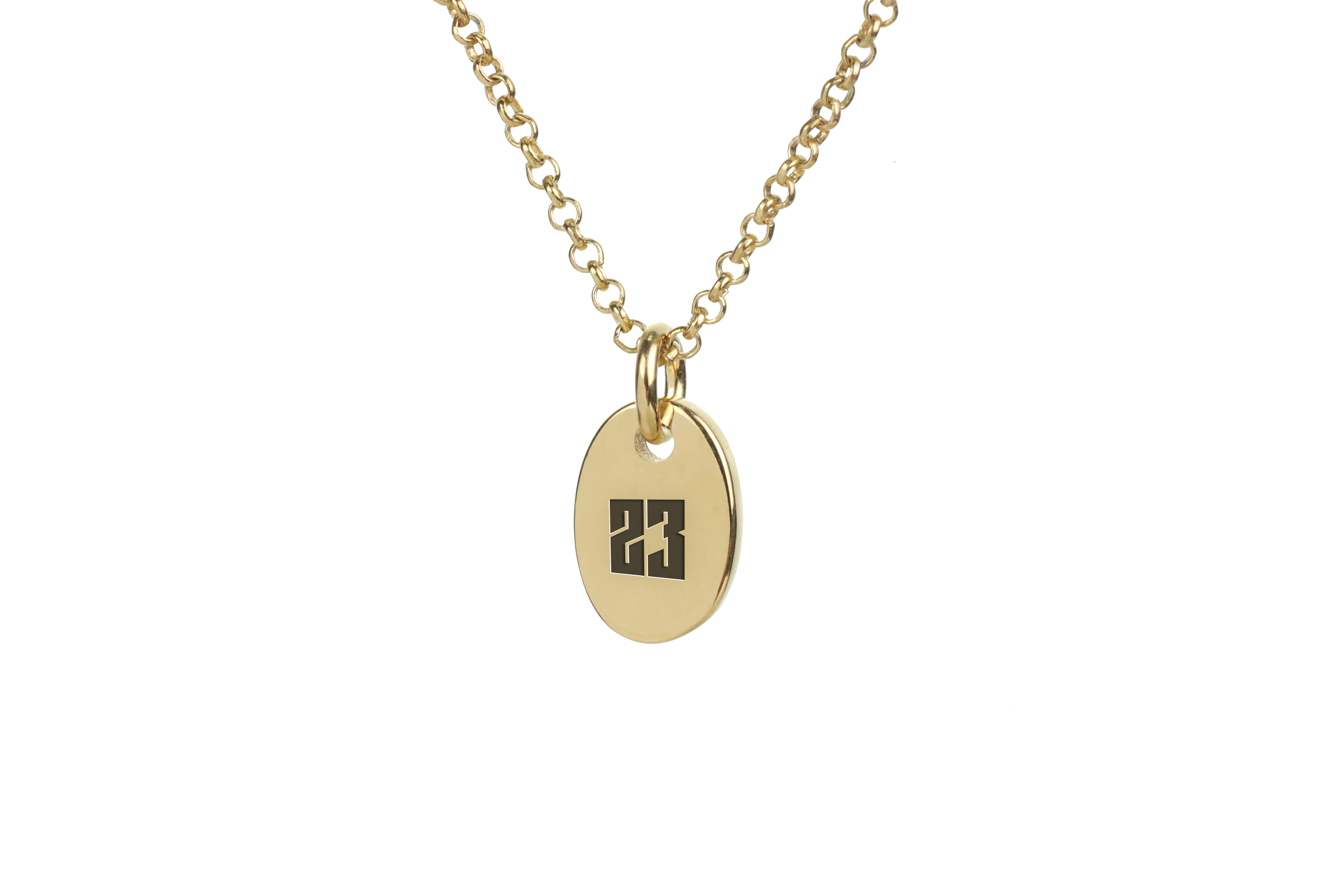 Lucky Number Engraved Necklace