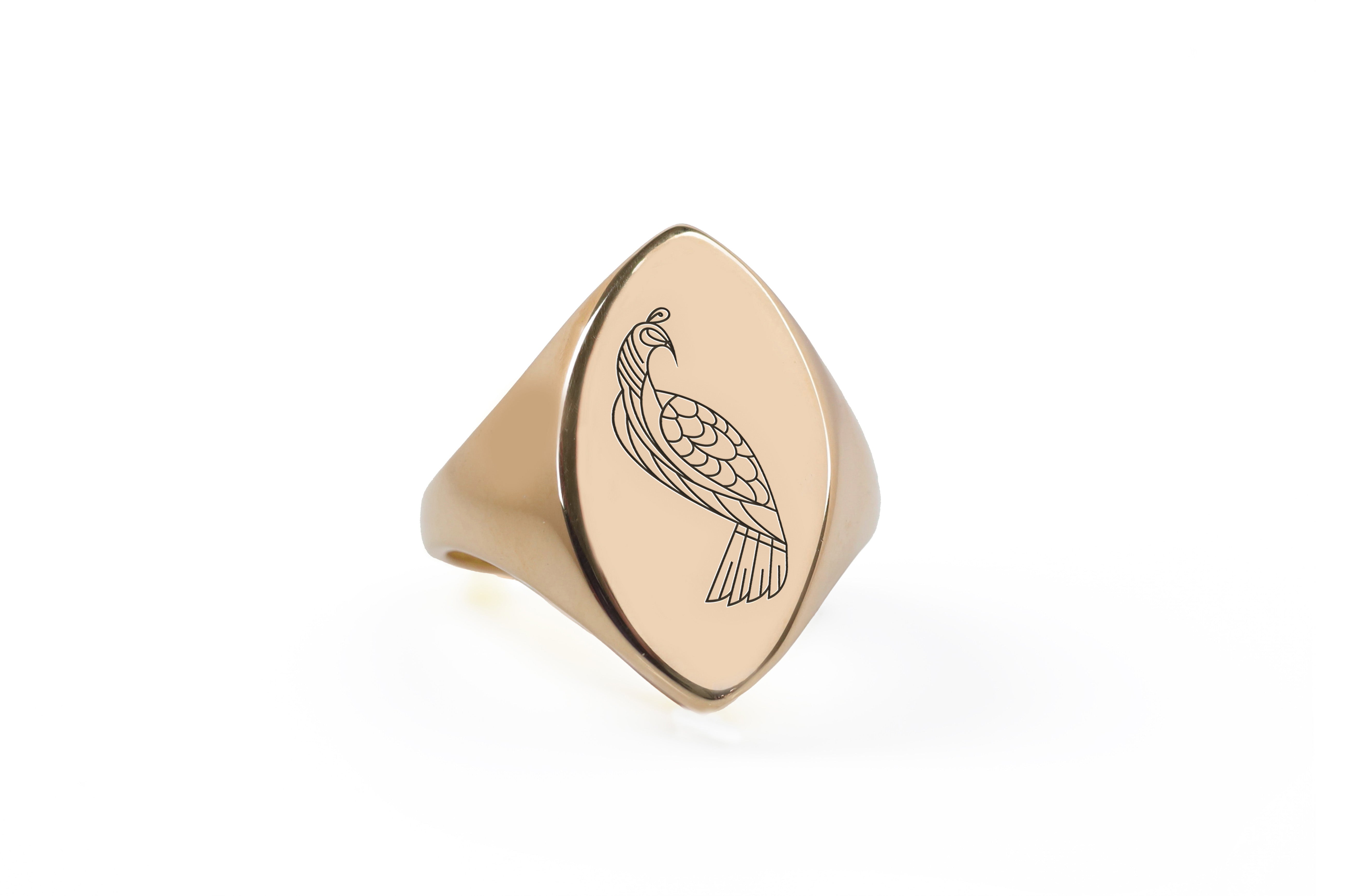 Egyptian Peacock Ring