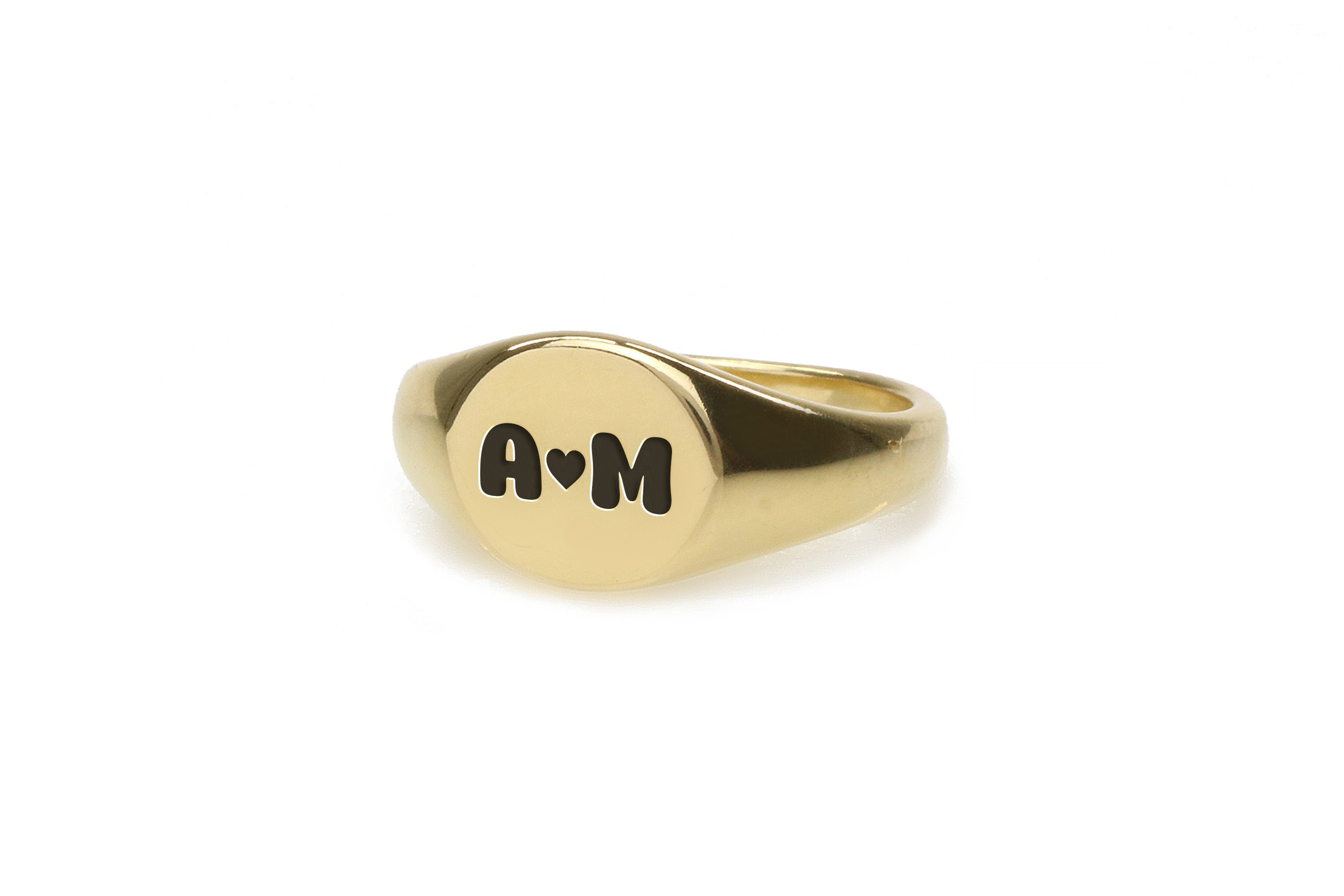 Anniversary Gold Signet Ring