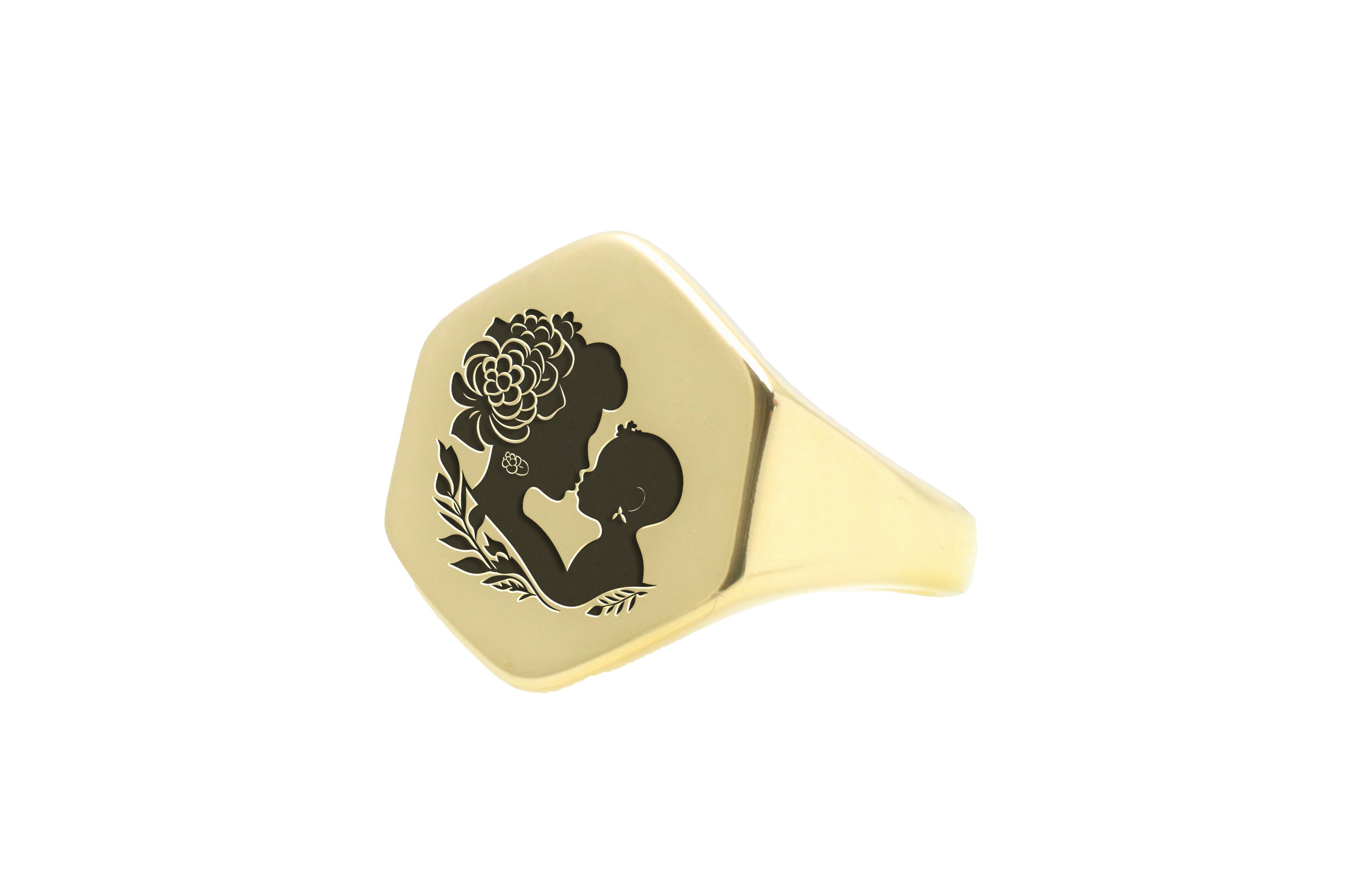 14k Gold Mother Ring