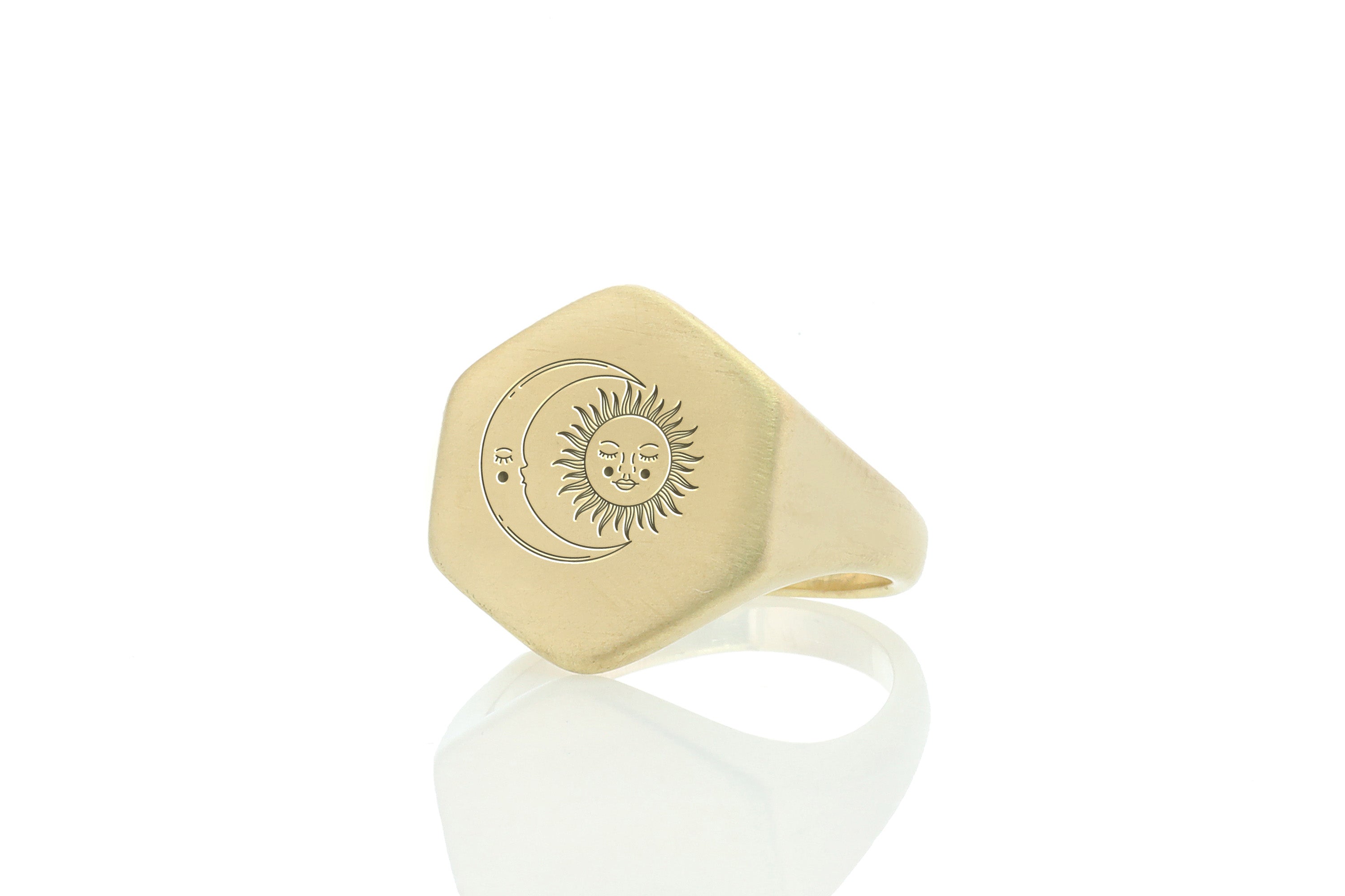 Gold Sun Ring