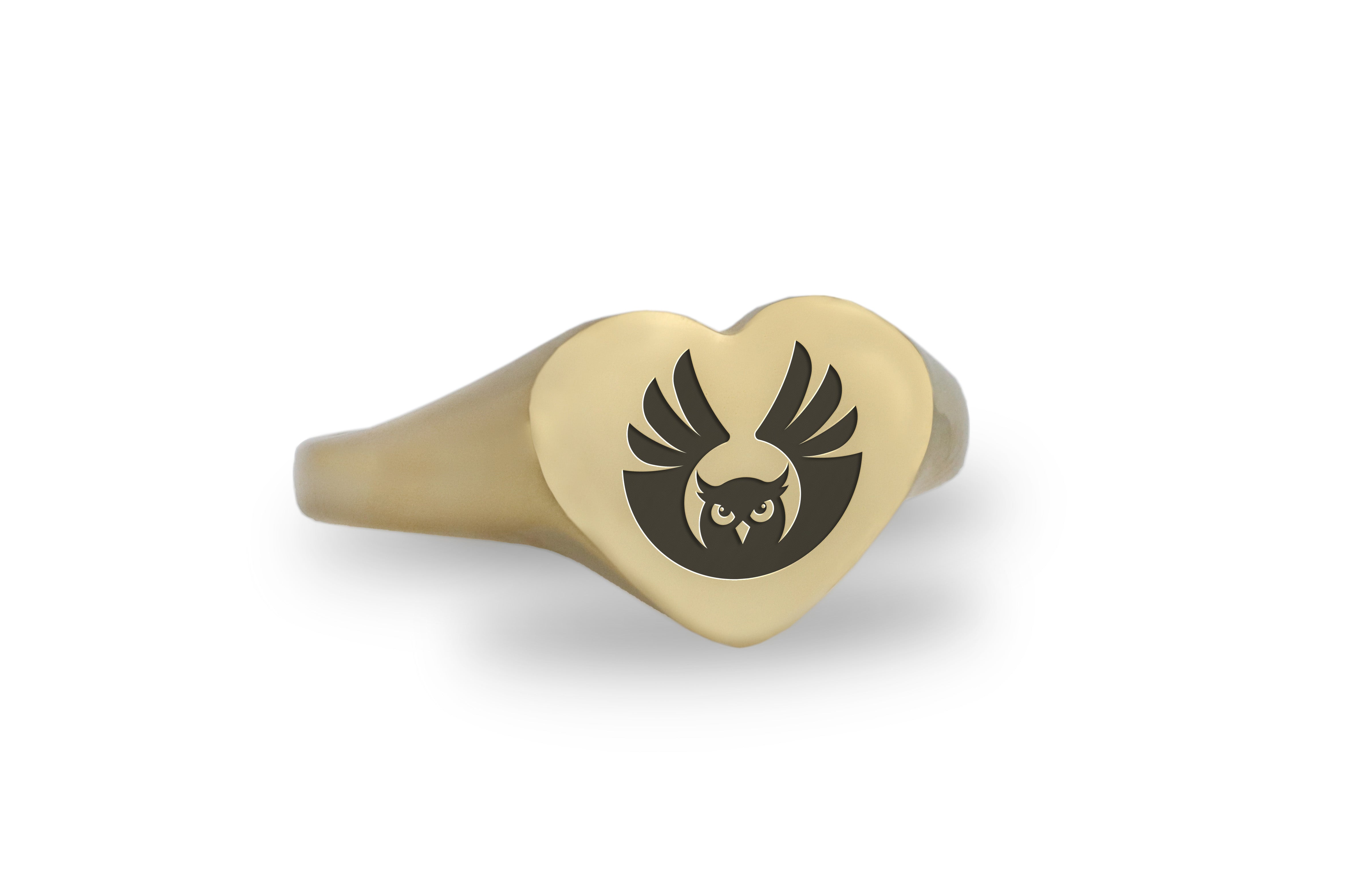 Custom Owl Engraved Ring