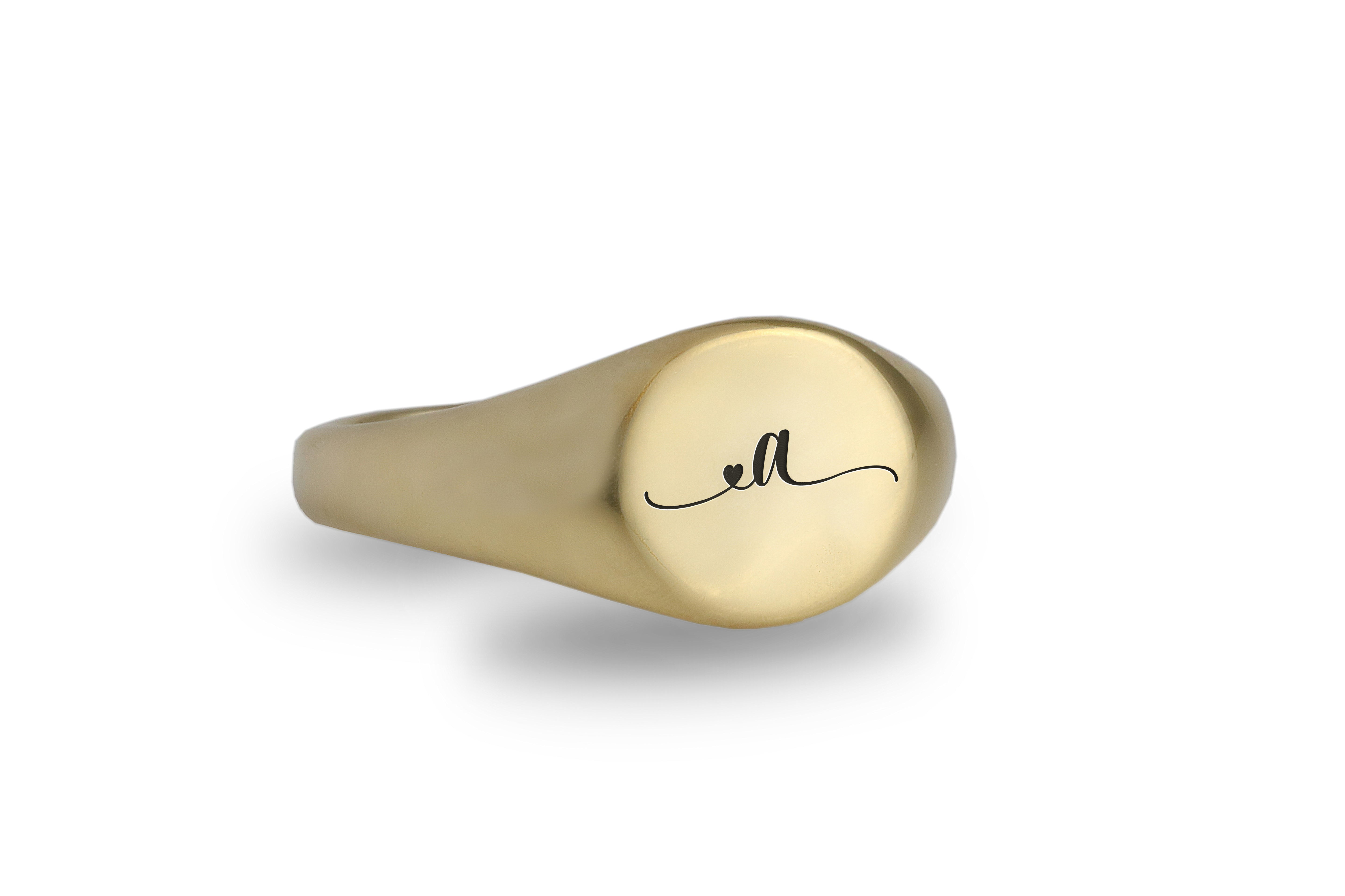 Personalized Signature Signet Ring