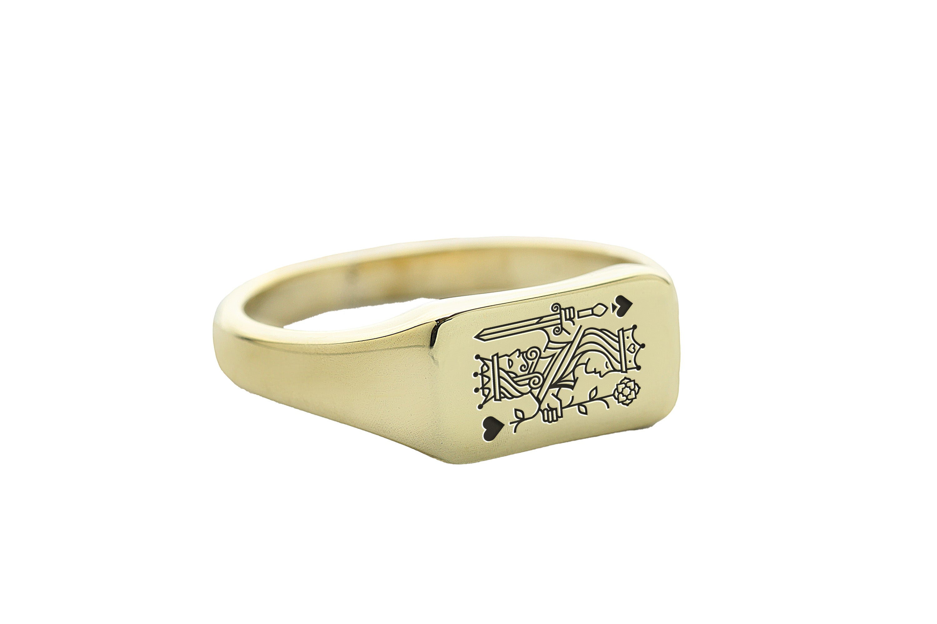 14k Gold King & Queen Ring