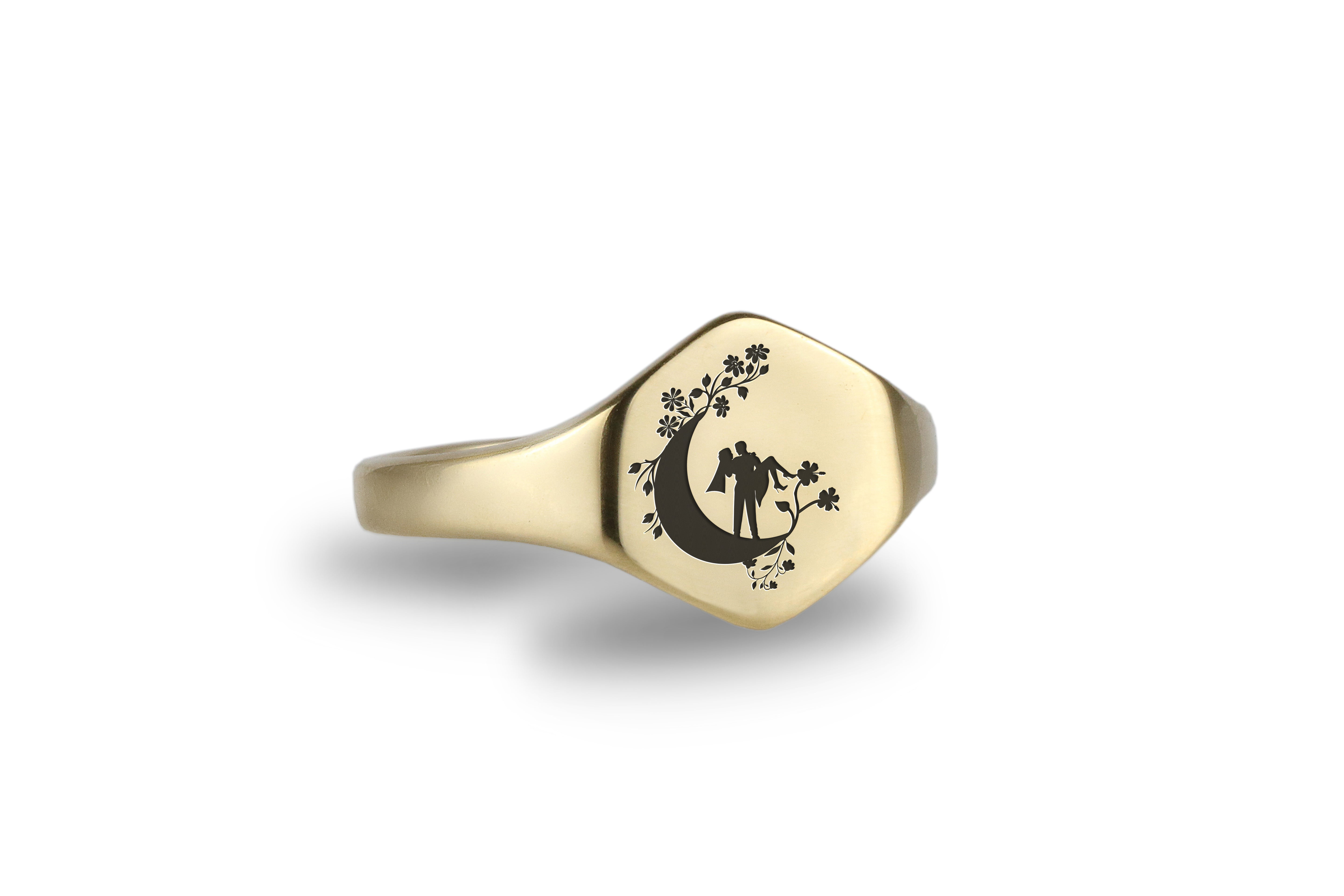 Engraved Couple Ring