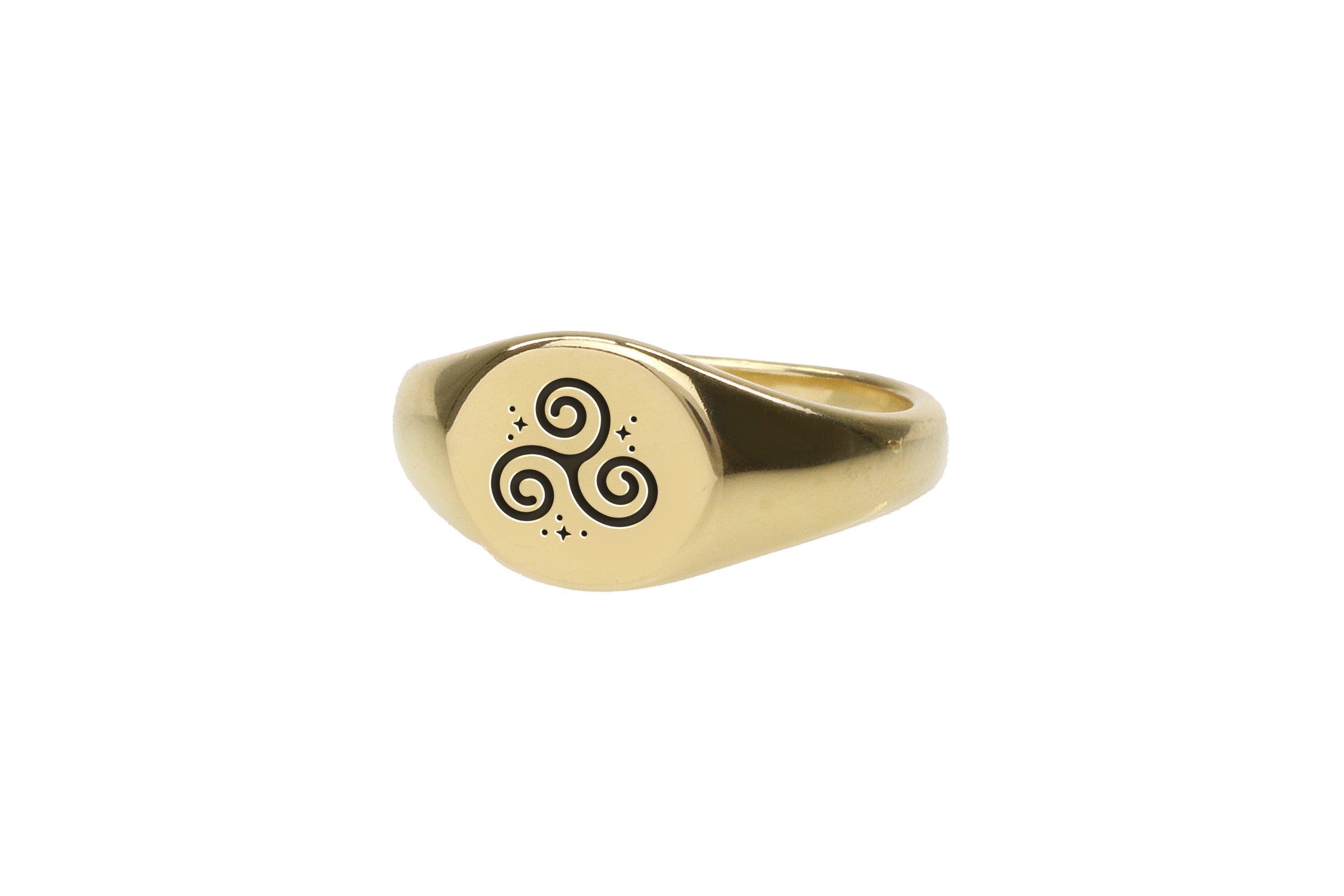 Wiccan Symbol Signet Ring