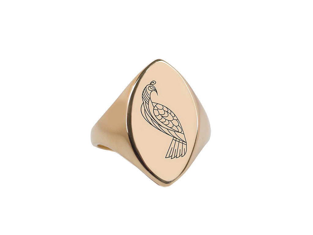 Egyptian Peacock Ring