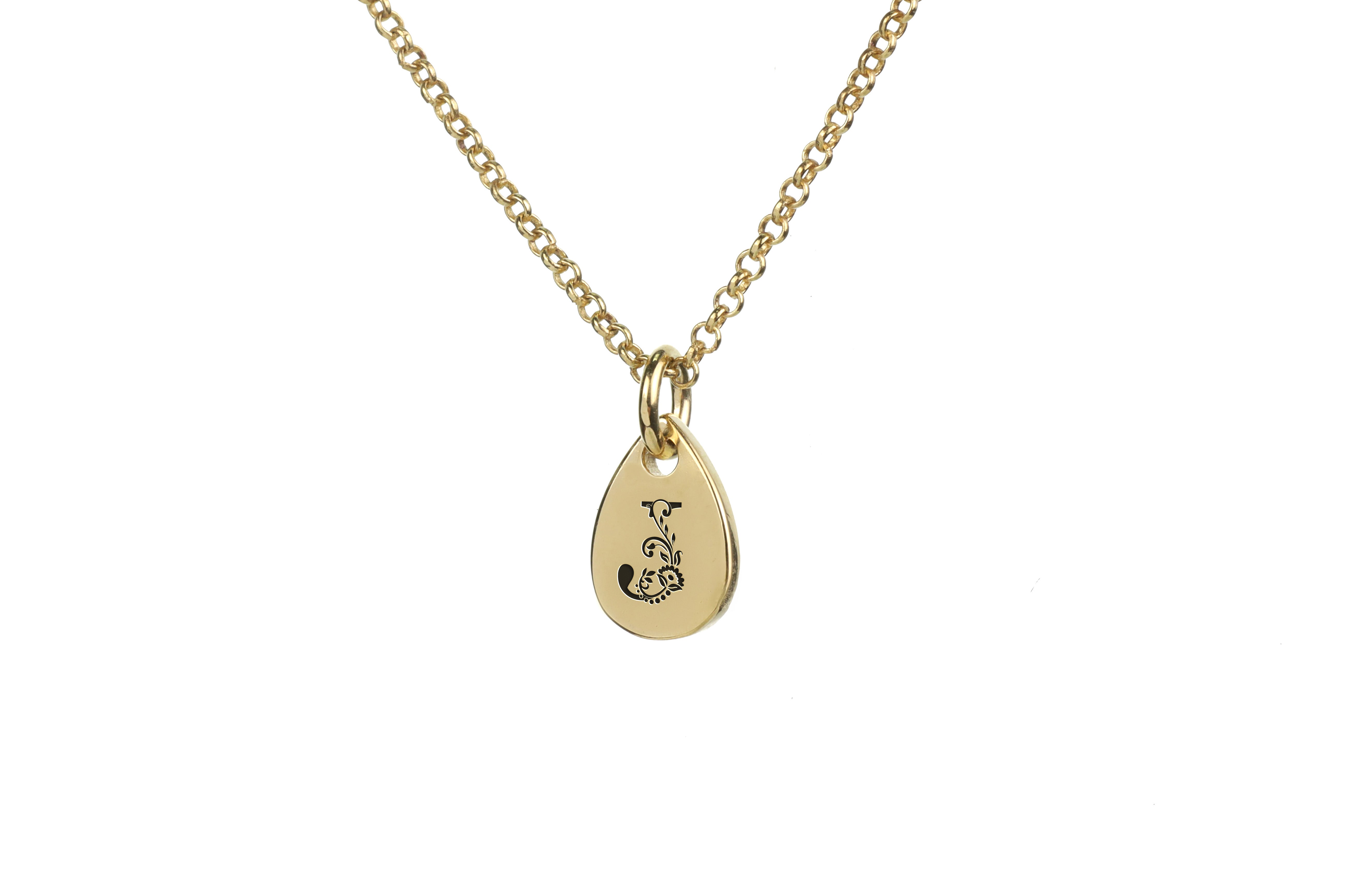 14k Gold Custom Letter Necklace