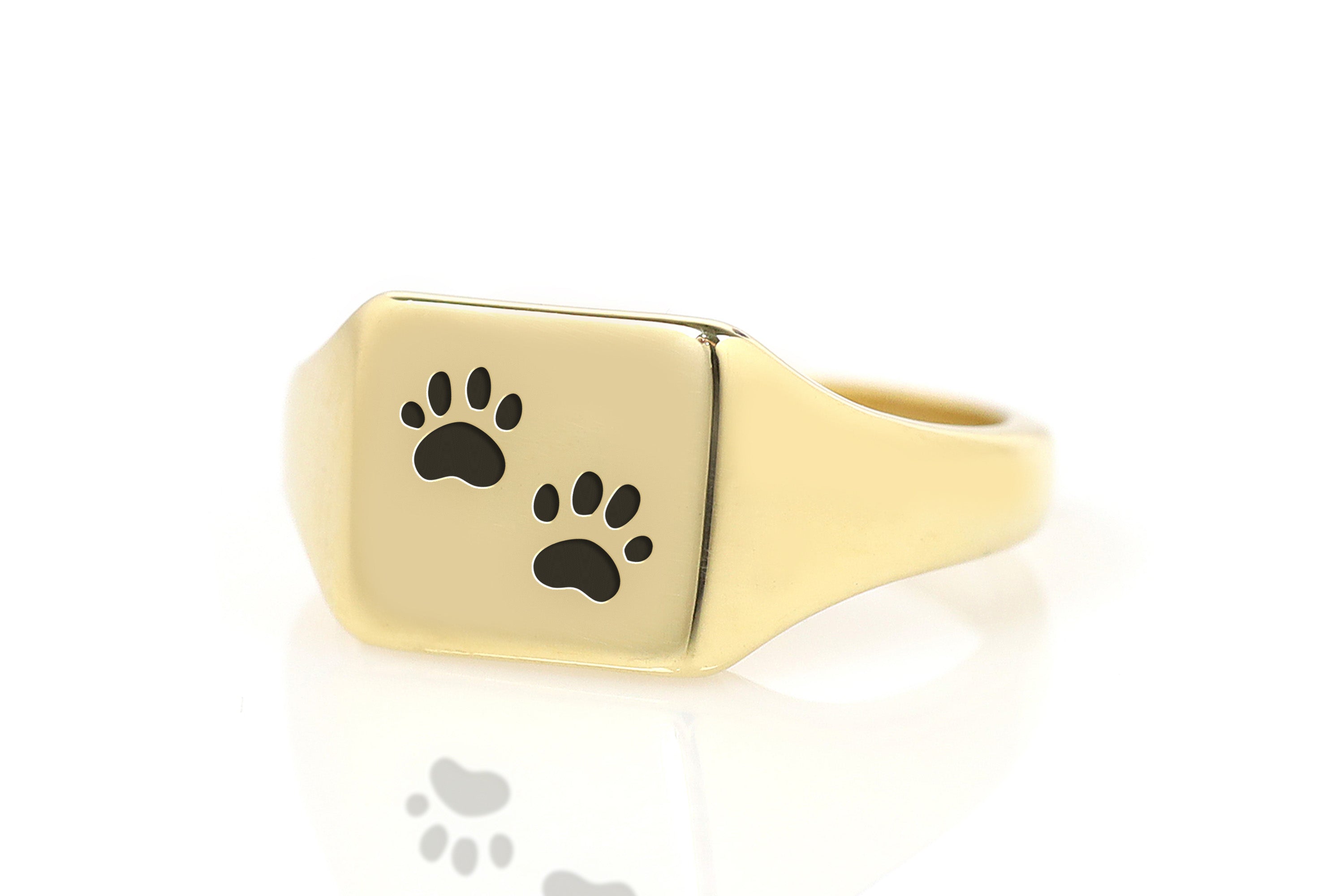 Cute Paw Signet Ring