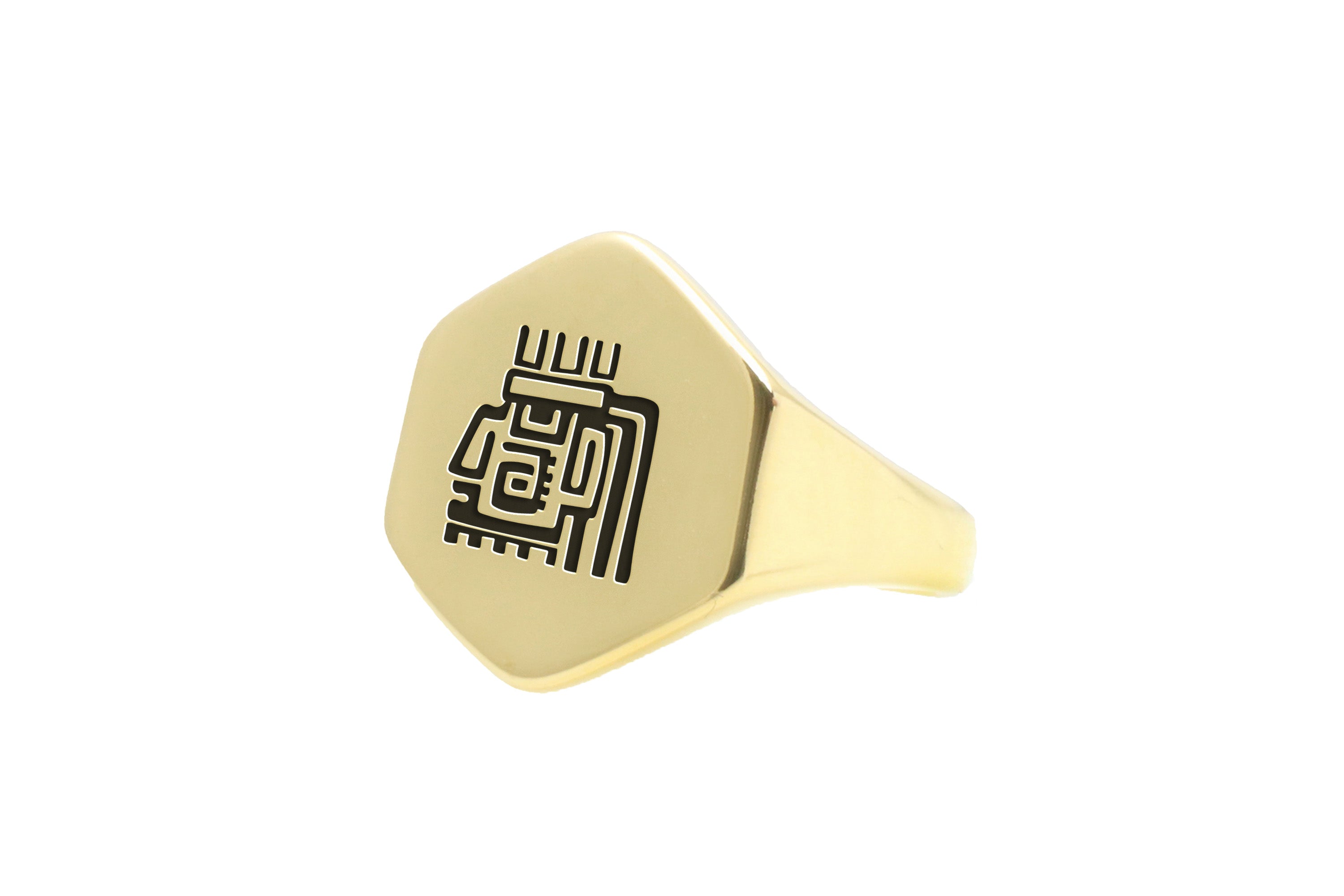 Custom Aztec Symbol Ring