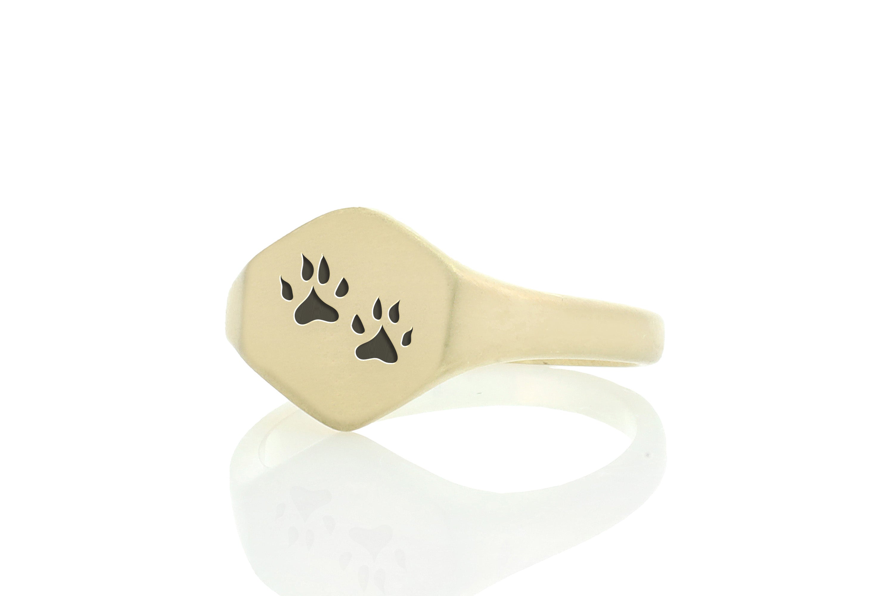 Dog Paw Pattern Ring
