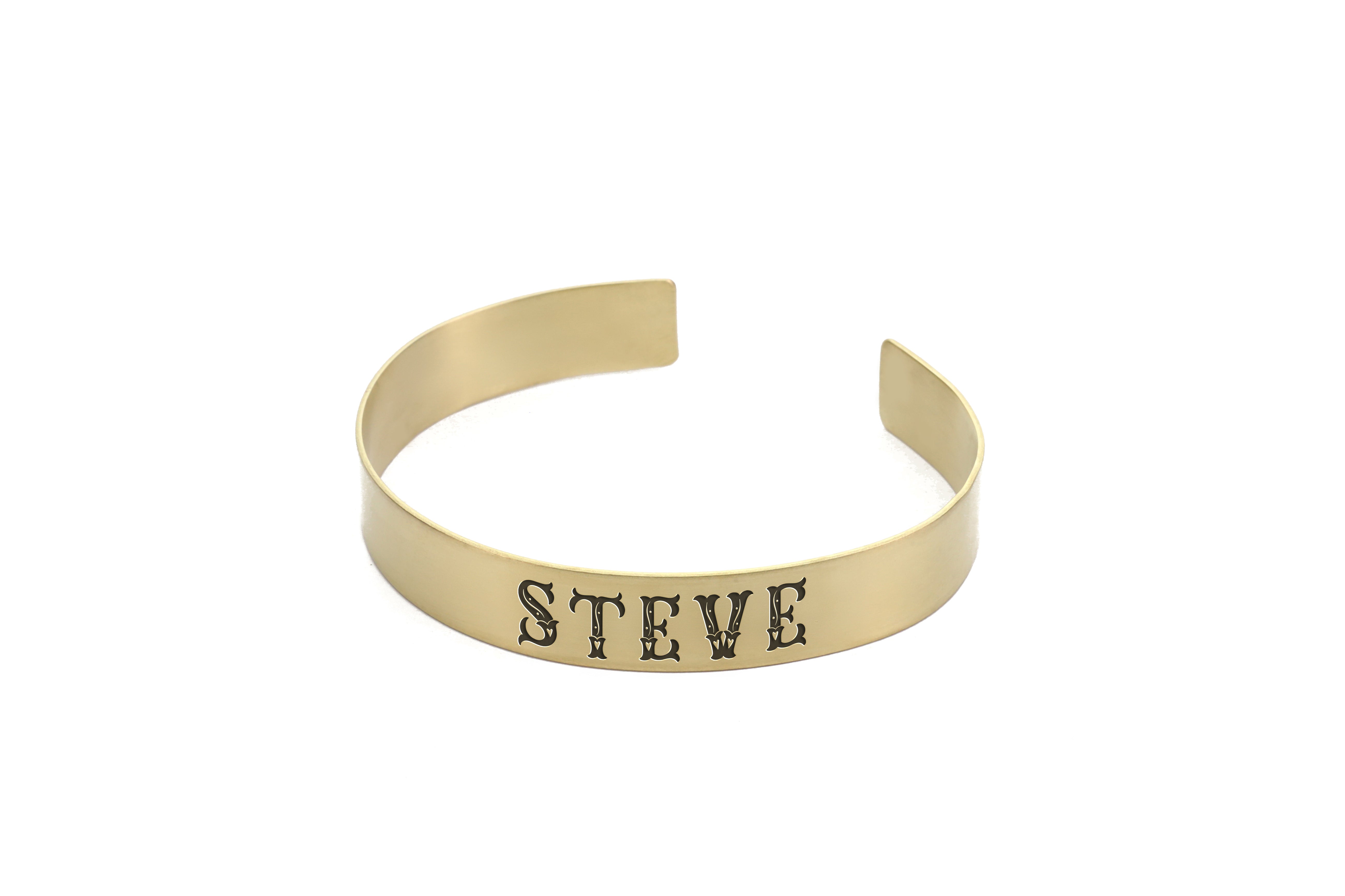 Poker Font Name Bracelet