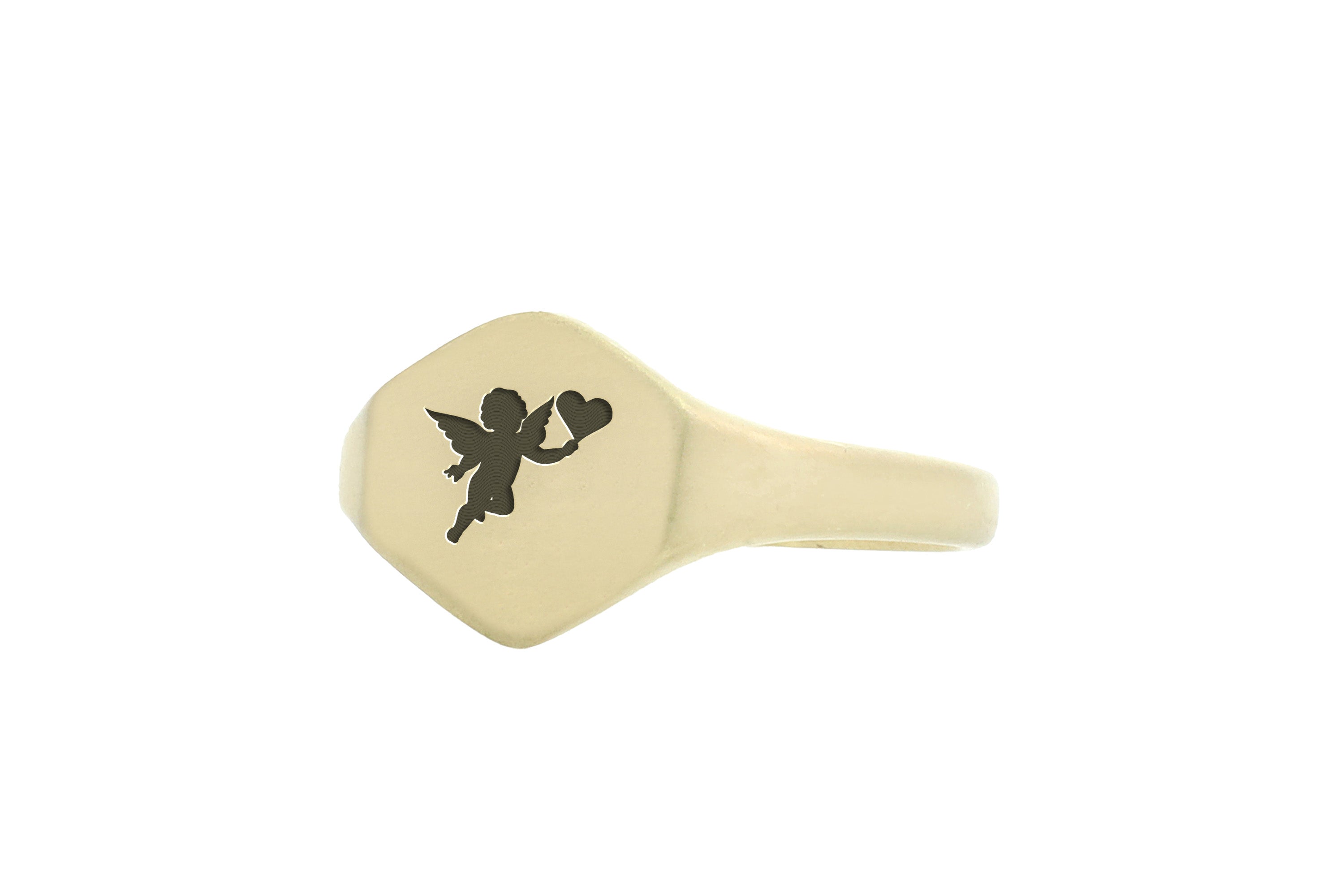 Cupid Engraved Ring