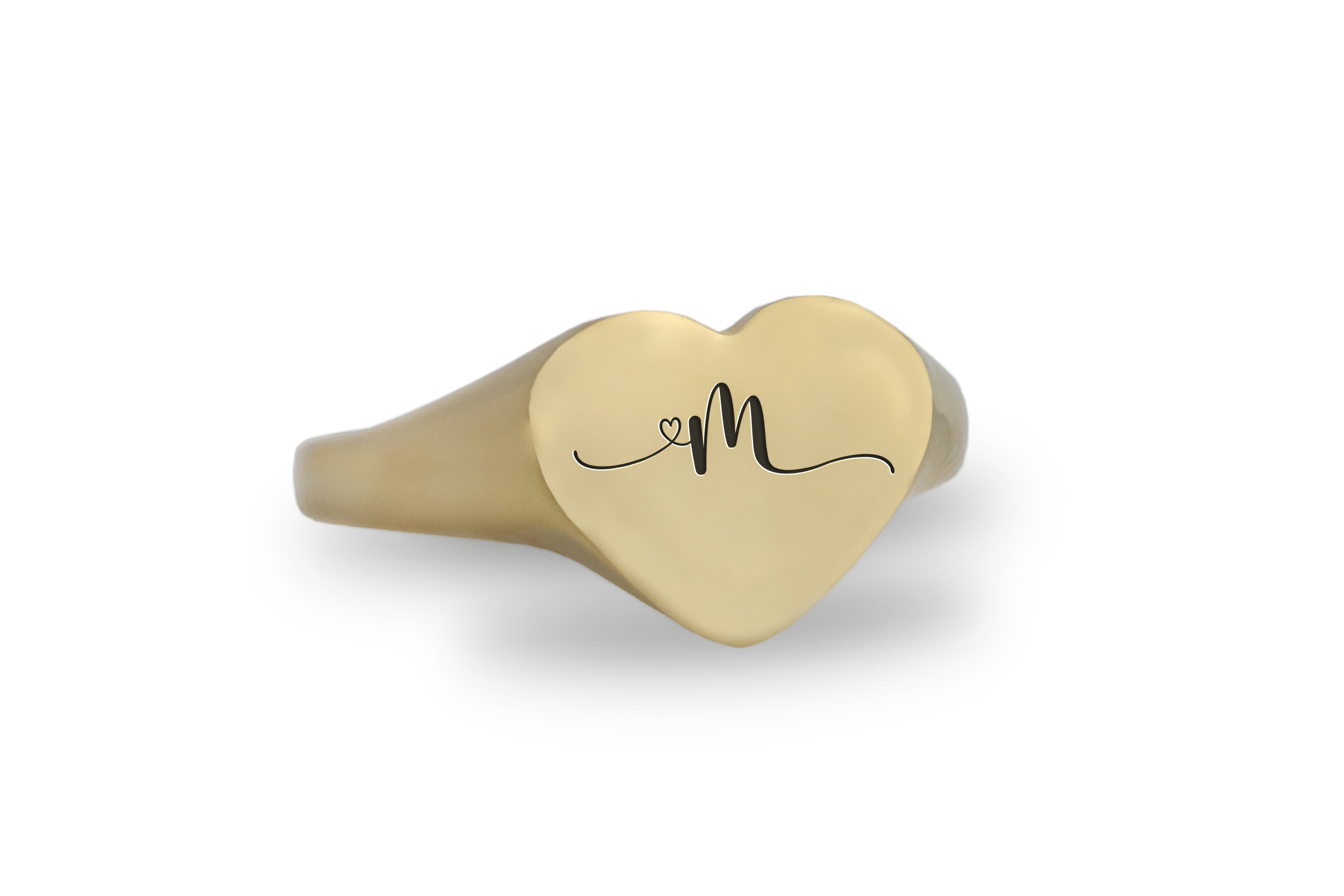 Heart Shaped Name Ring