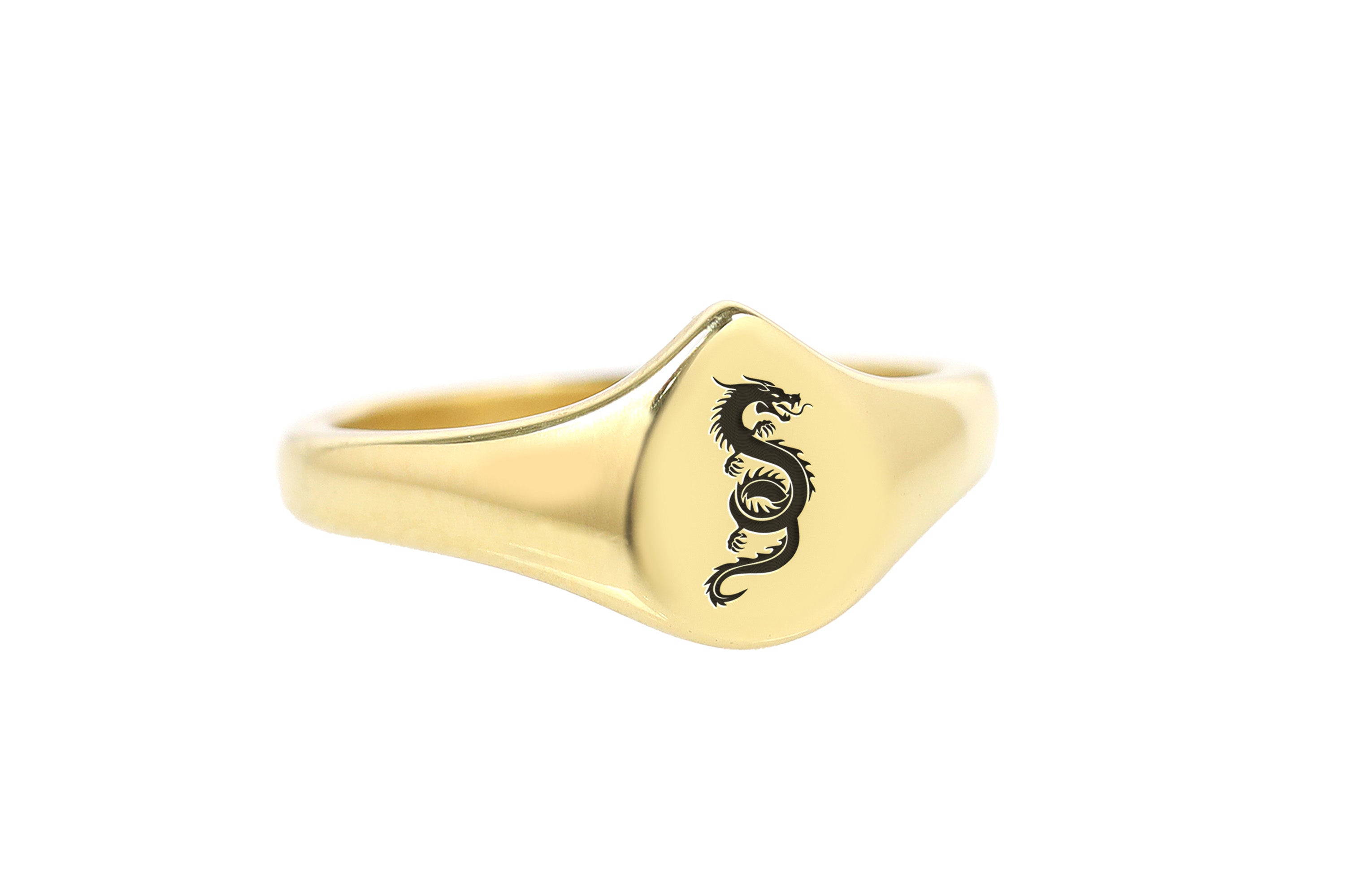 Custom Dragon Gold Ring