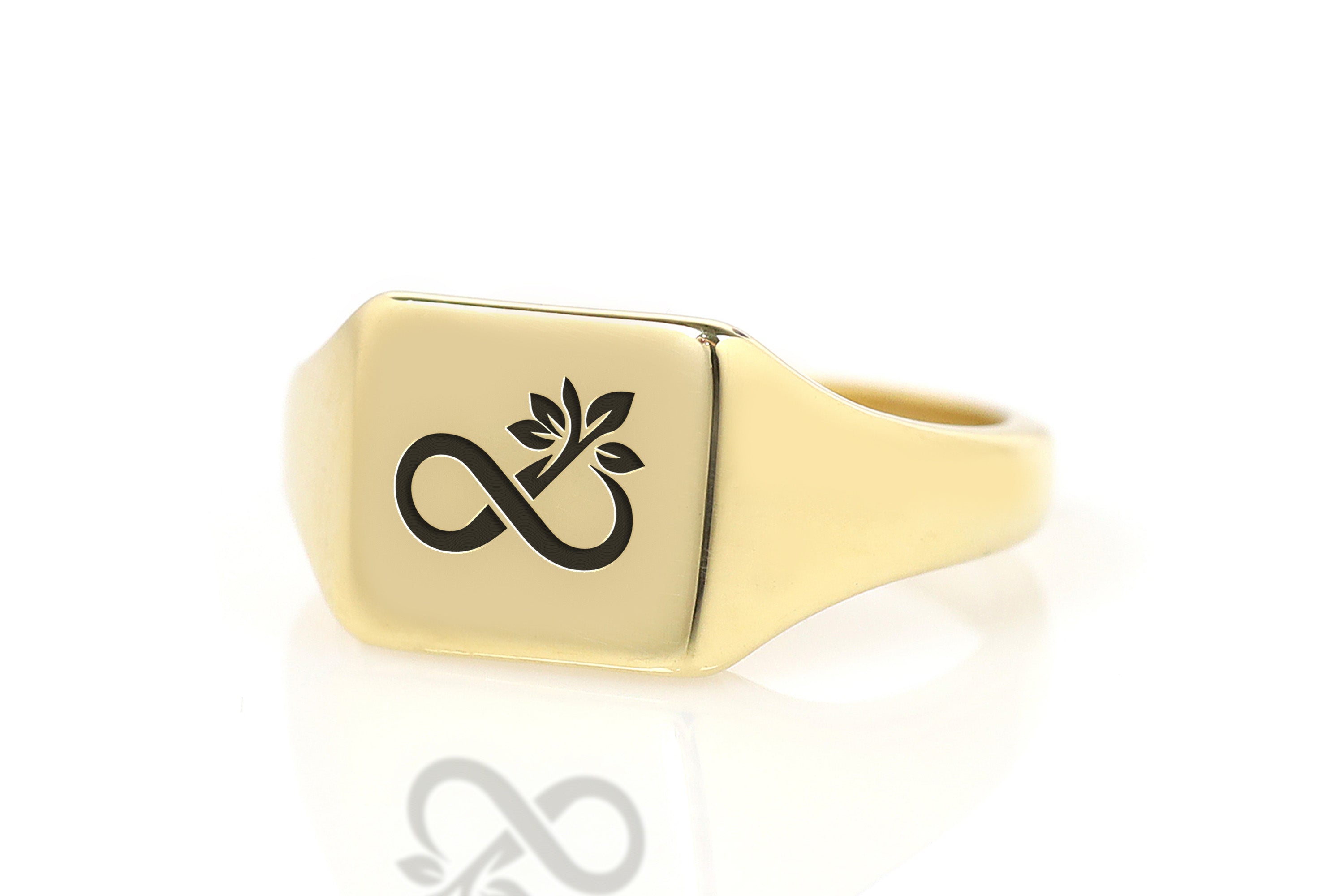 Custom Infinity Gold Ring