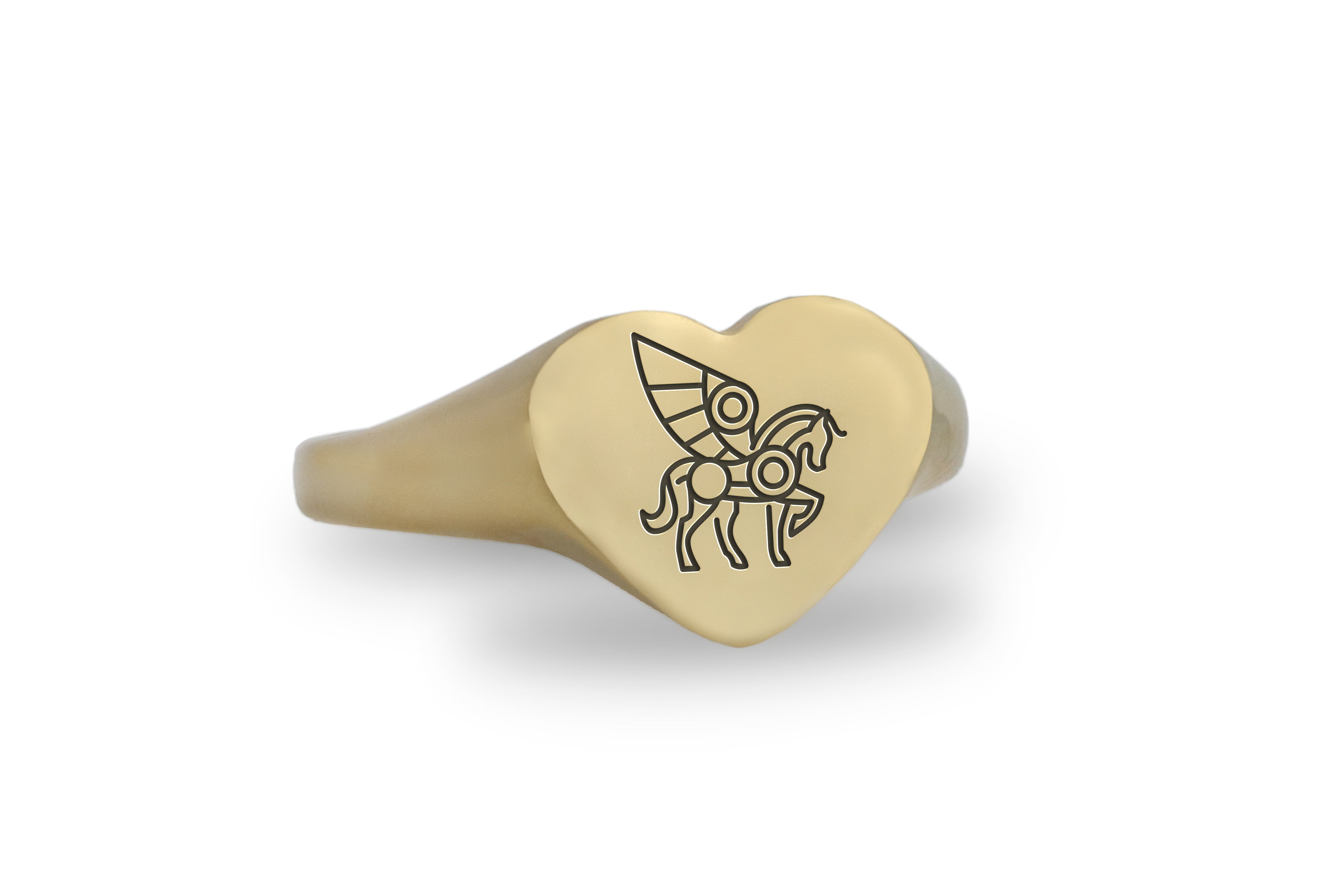 14k Gold Pegasus Ring