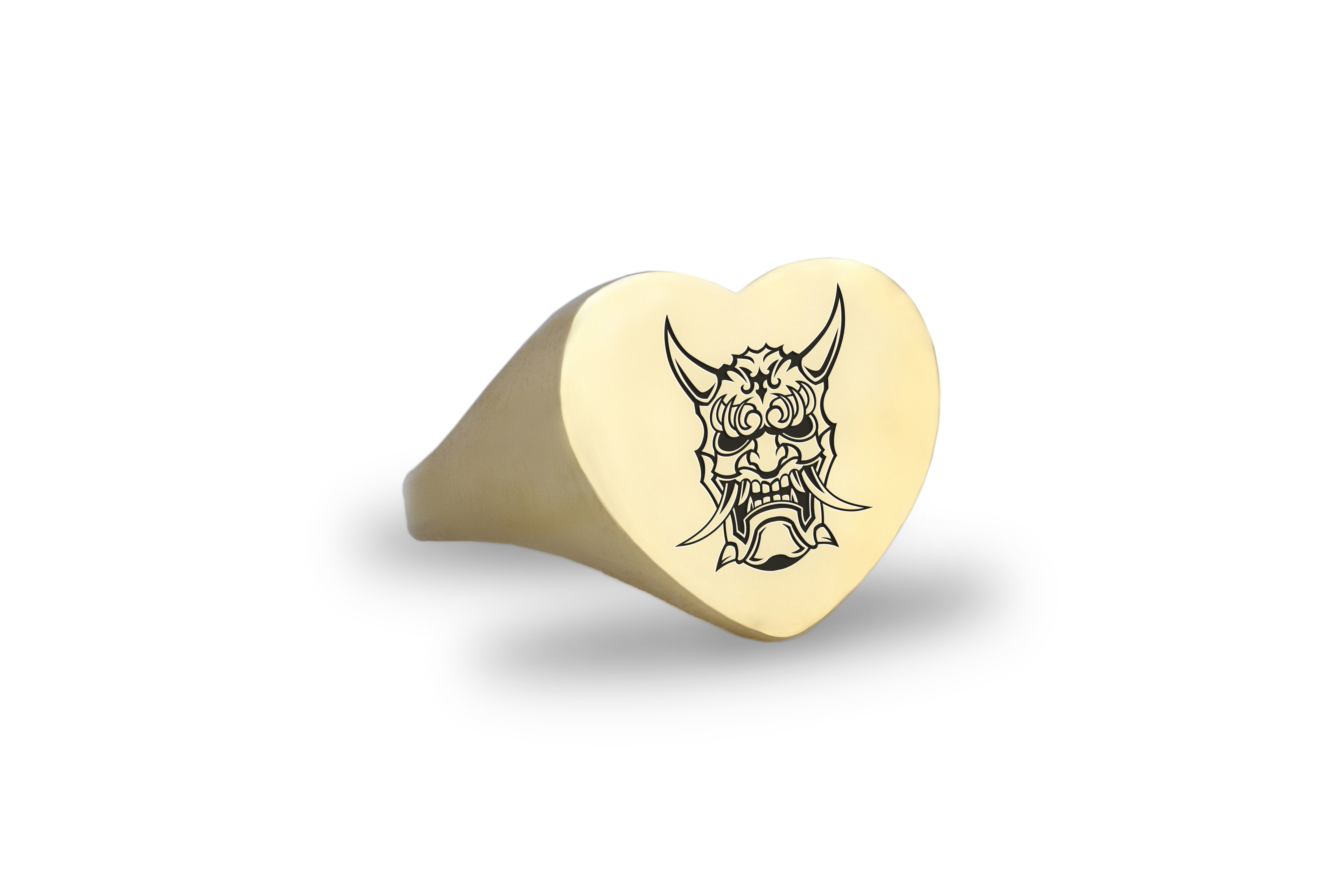 Engraved Samurai Ring