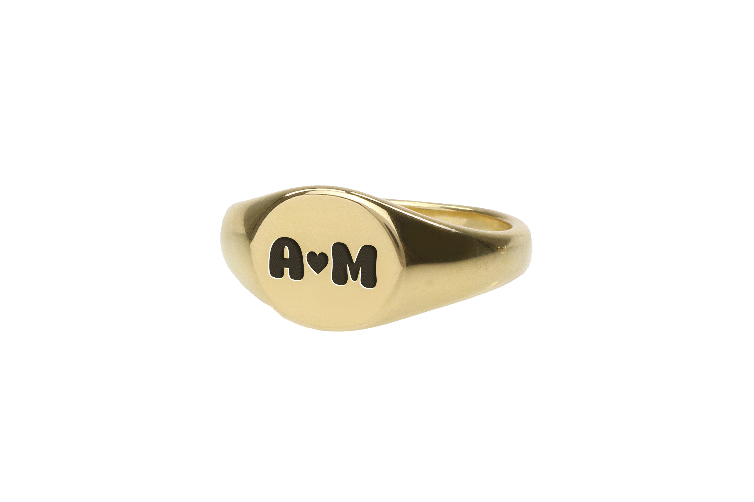 Anniversary Gold Signet Ring