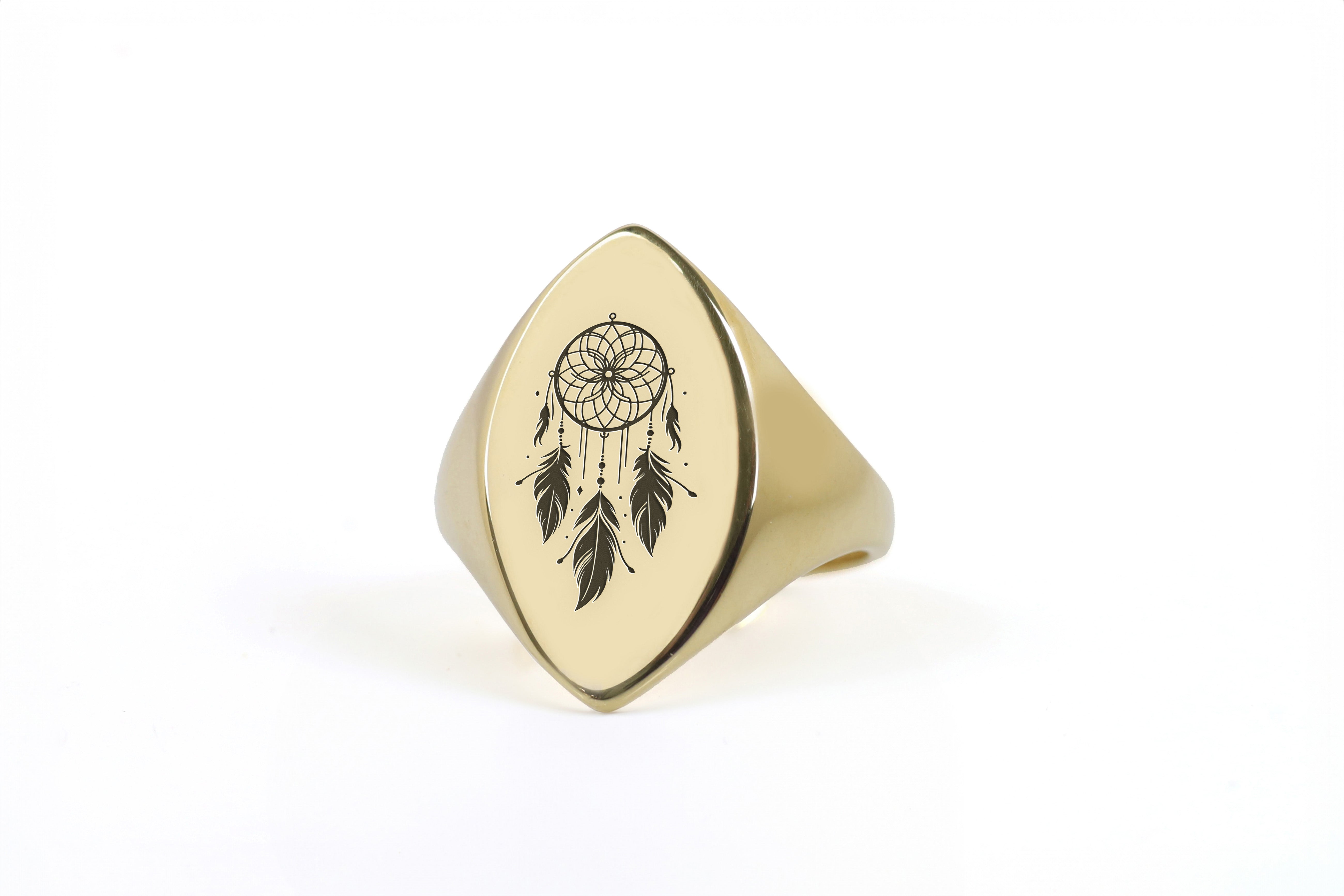 Dream Catcher Gold Ring