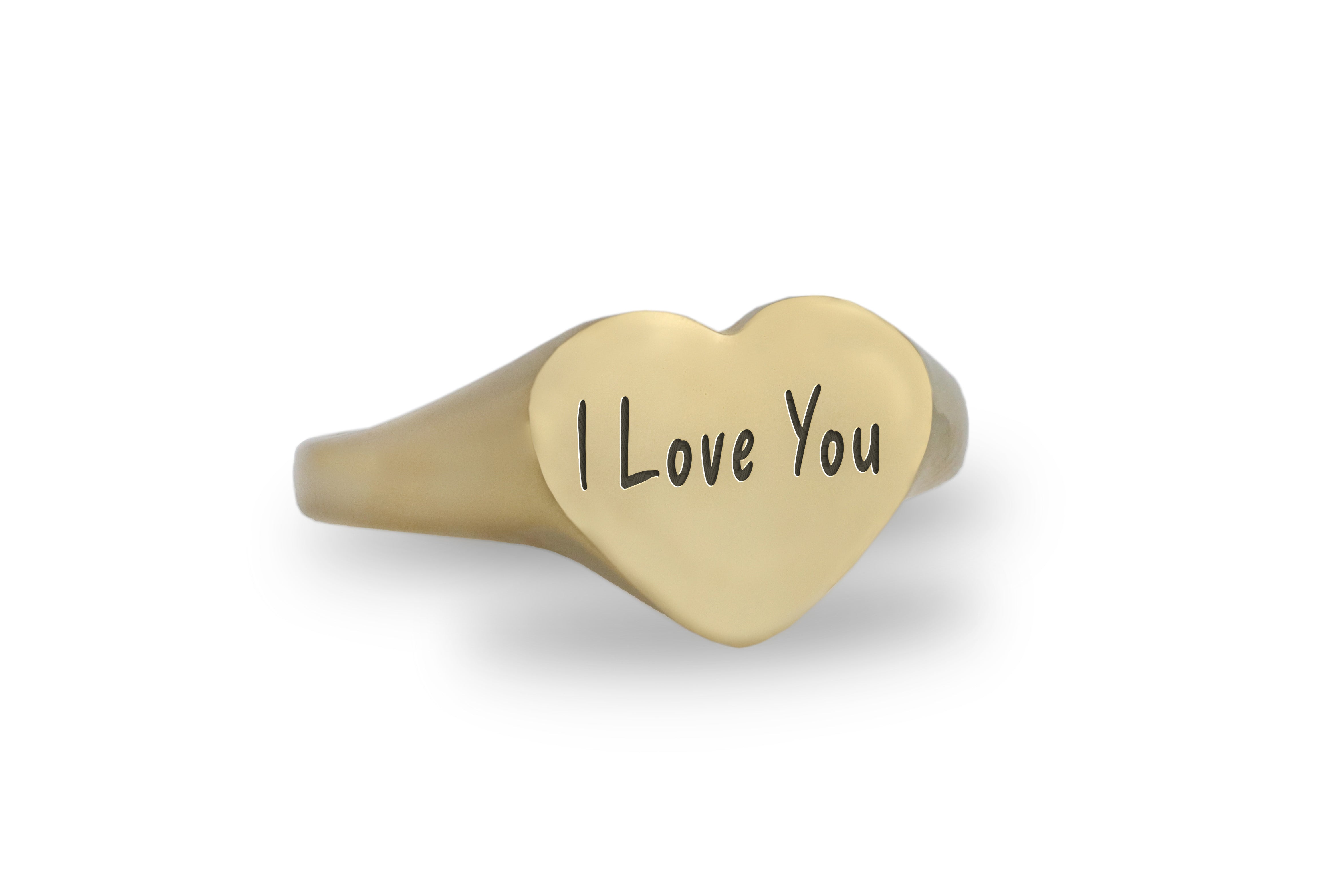 I Love You Engraved Ring