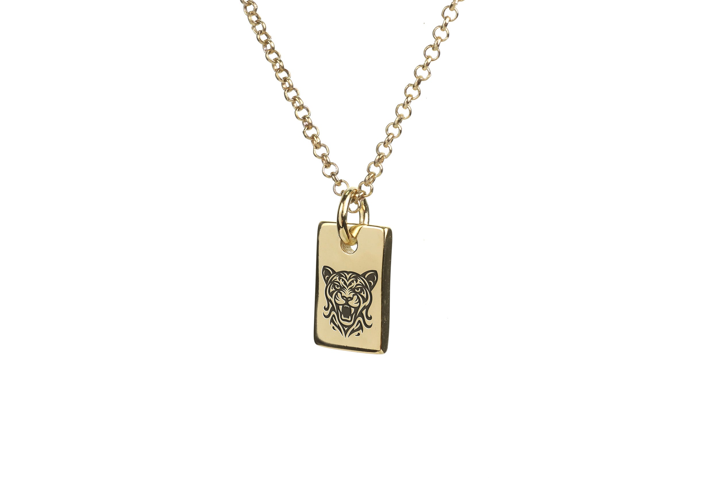 Tribal Jaguar Gold Necklace