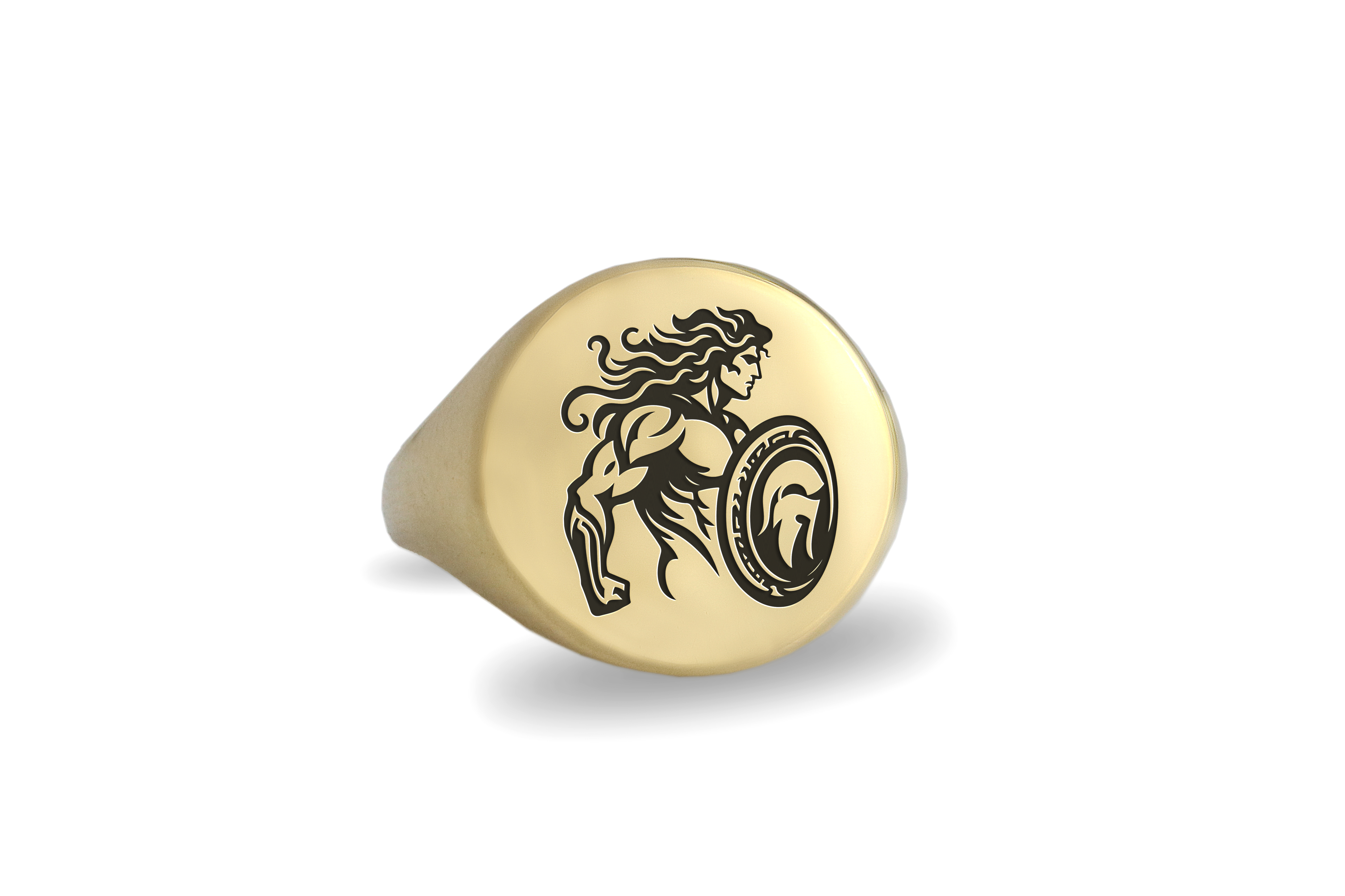 Mythical Achilles Signet Ring