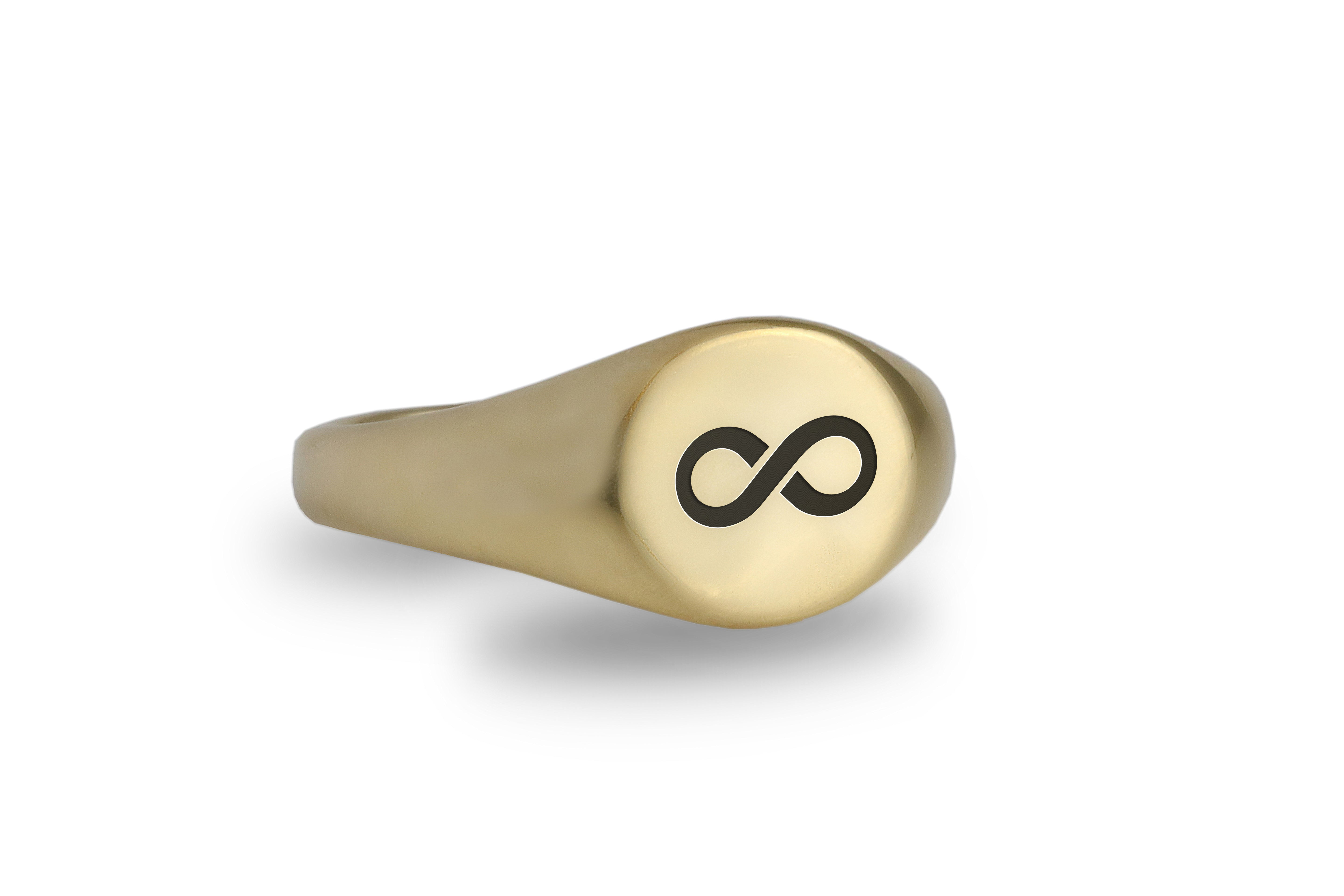 Engraved Infinity Ring