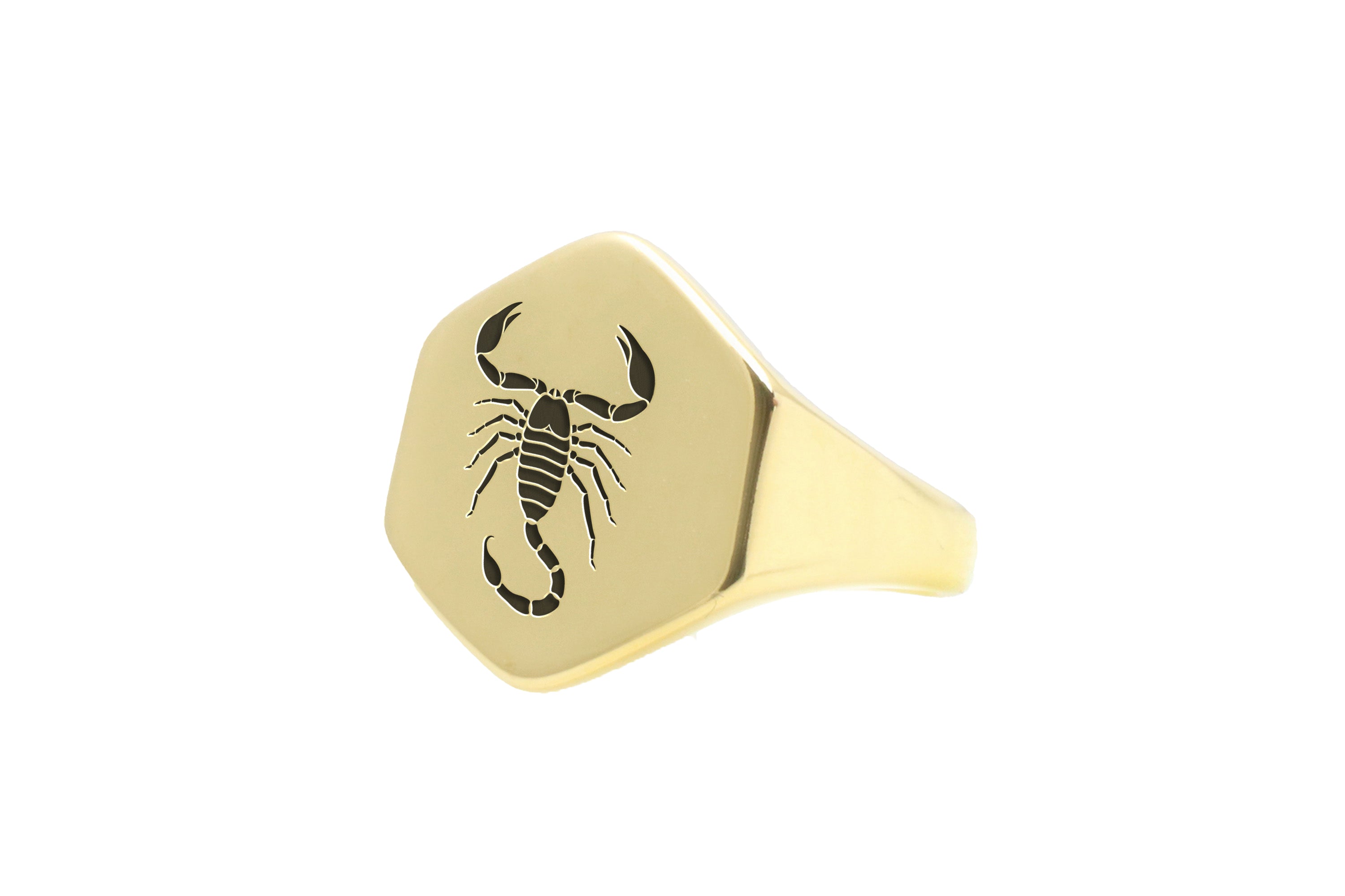 Scorpio Zodiac Signet Ring