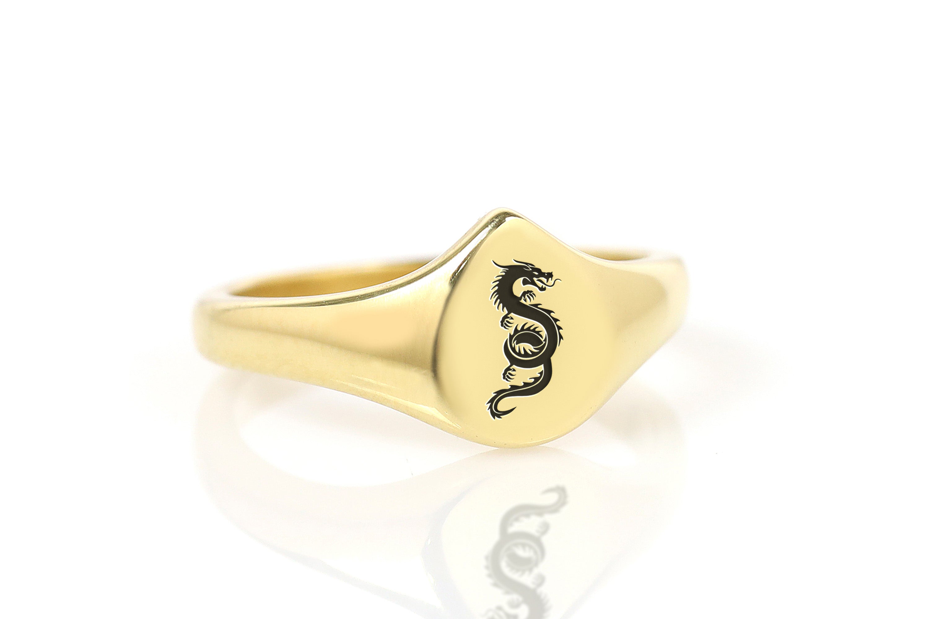 Custom Dragon Gold Ring