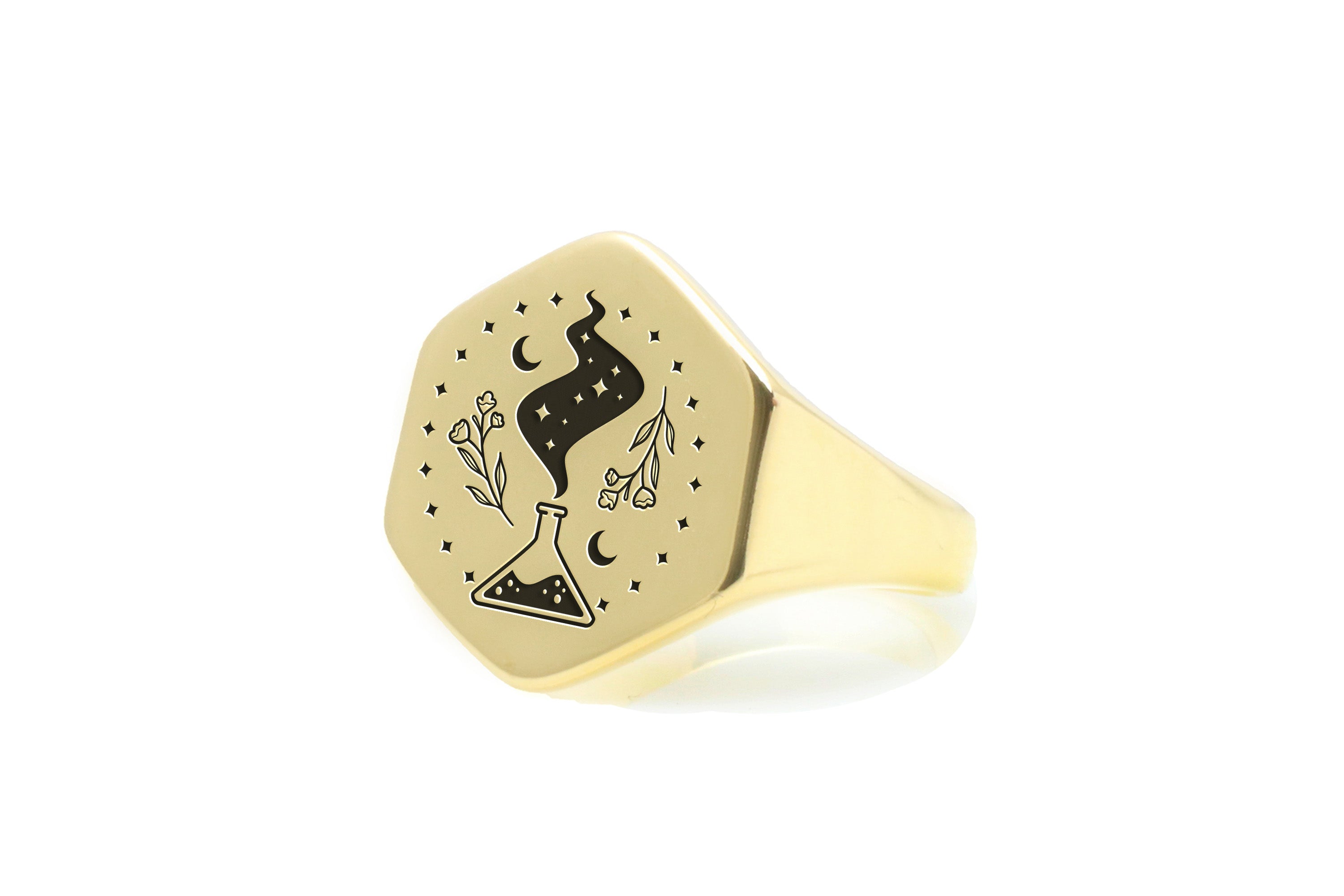 Alchemist Gold Signet Ring