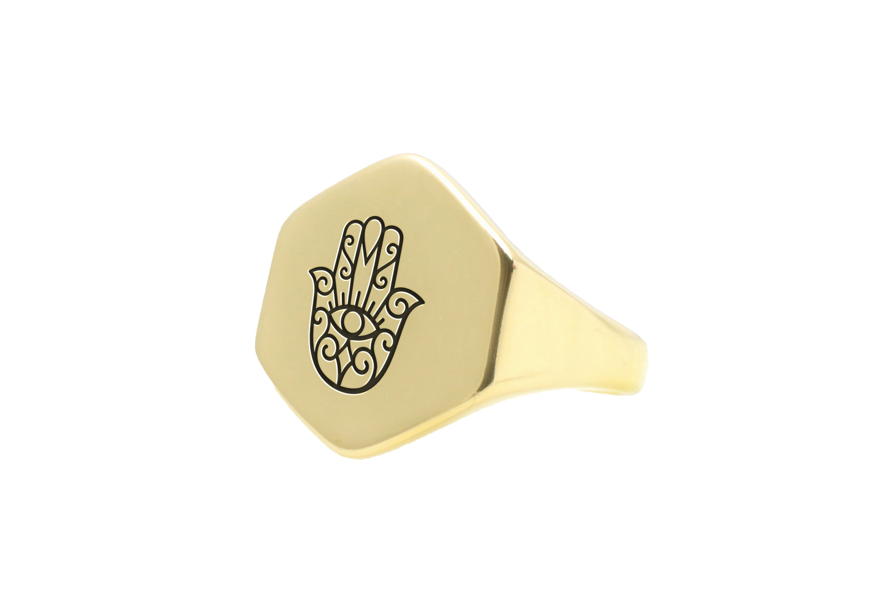 Hamsa Signet Ring