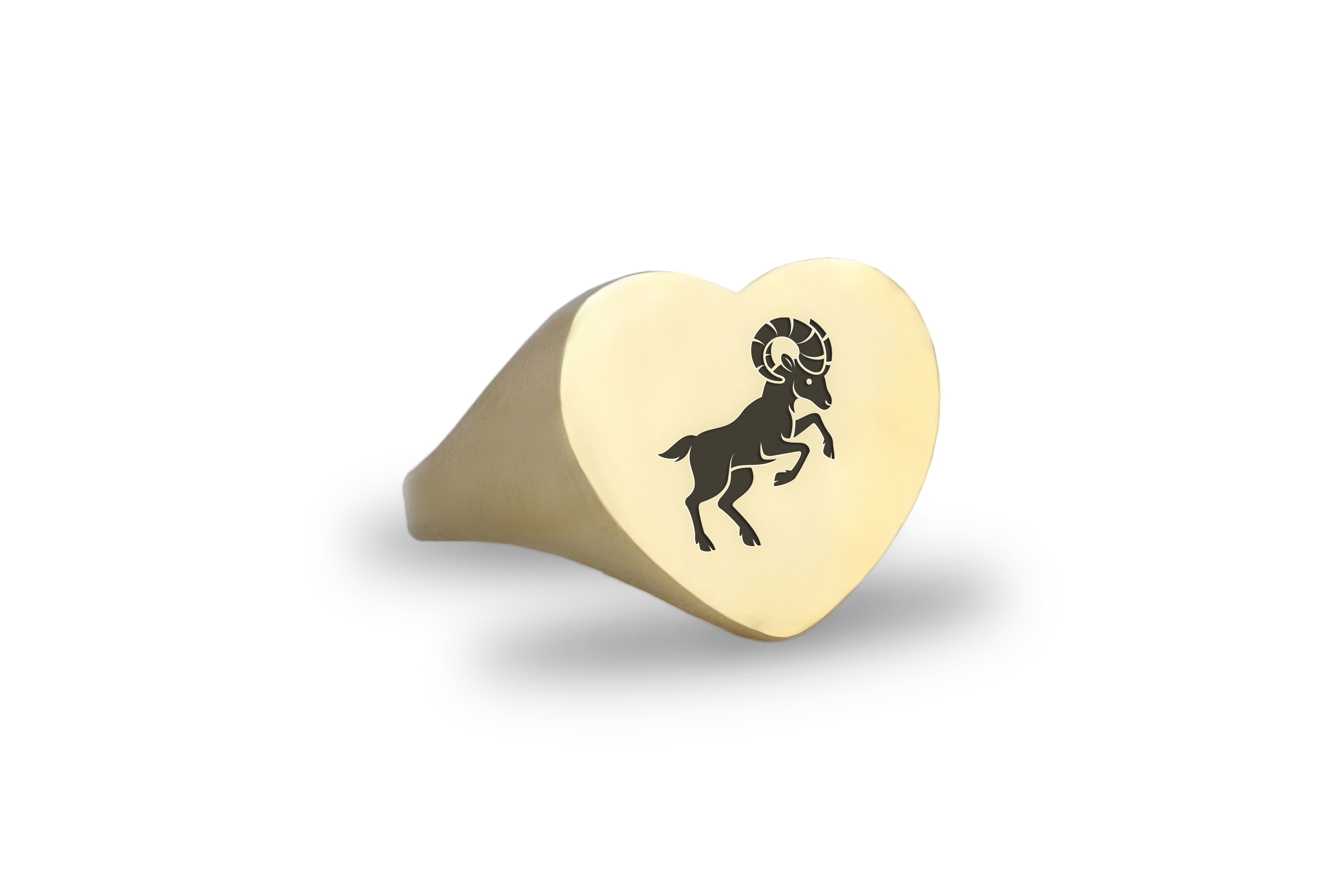 Capricornus Engraving Ring