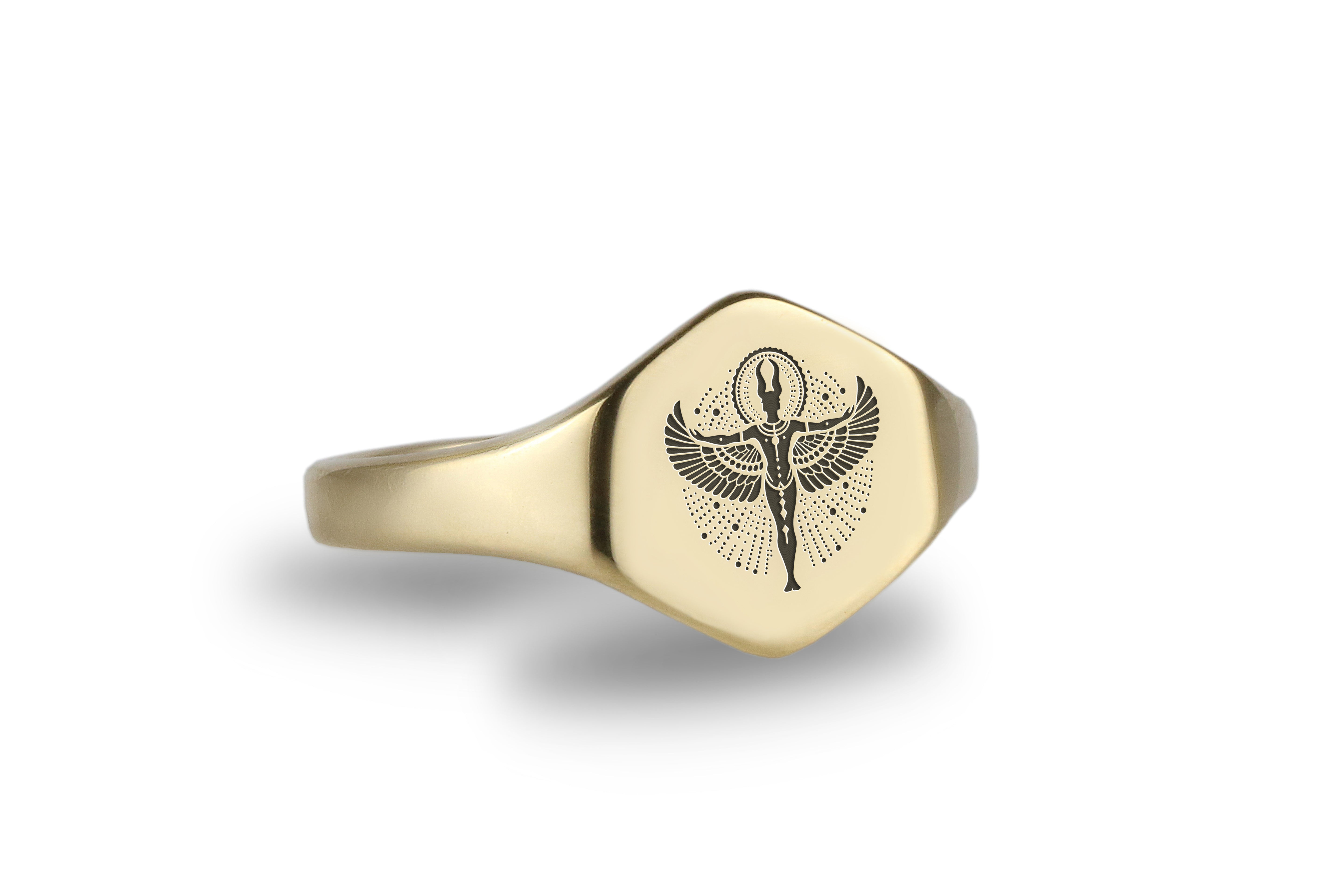 Custom Egyptian God Ring