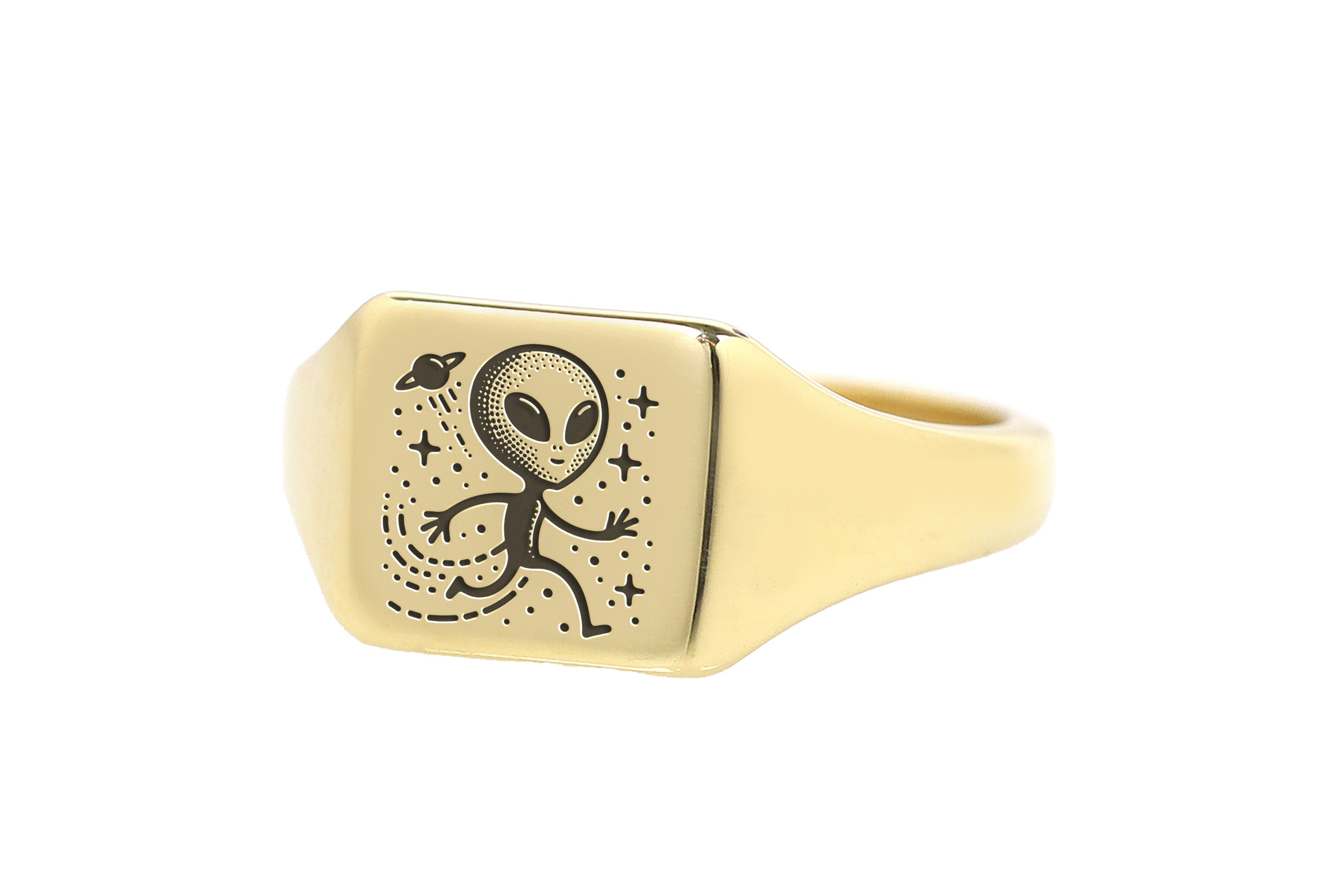 Cute Cosmic Alien Ring