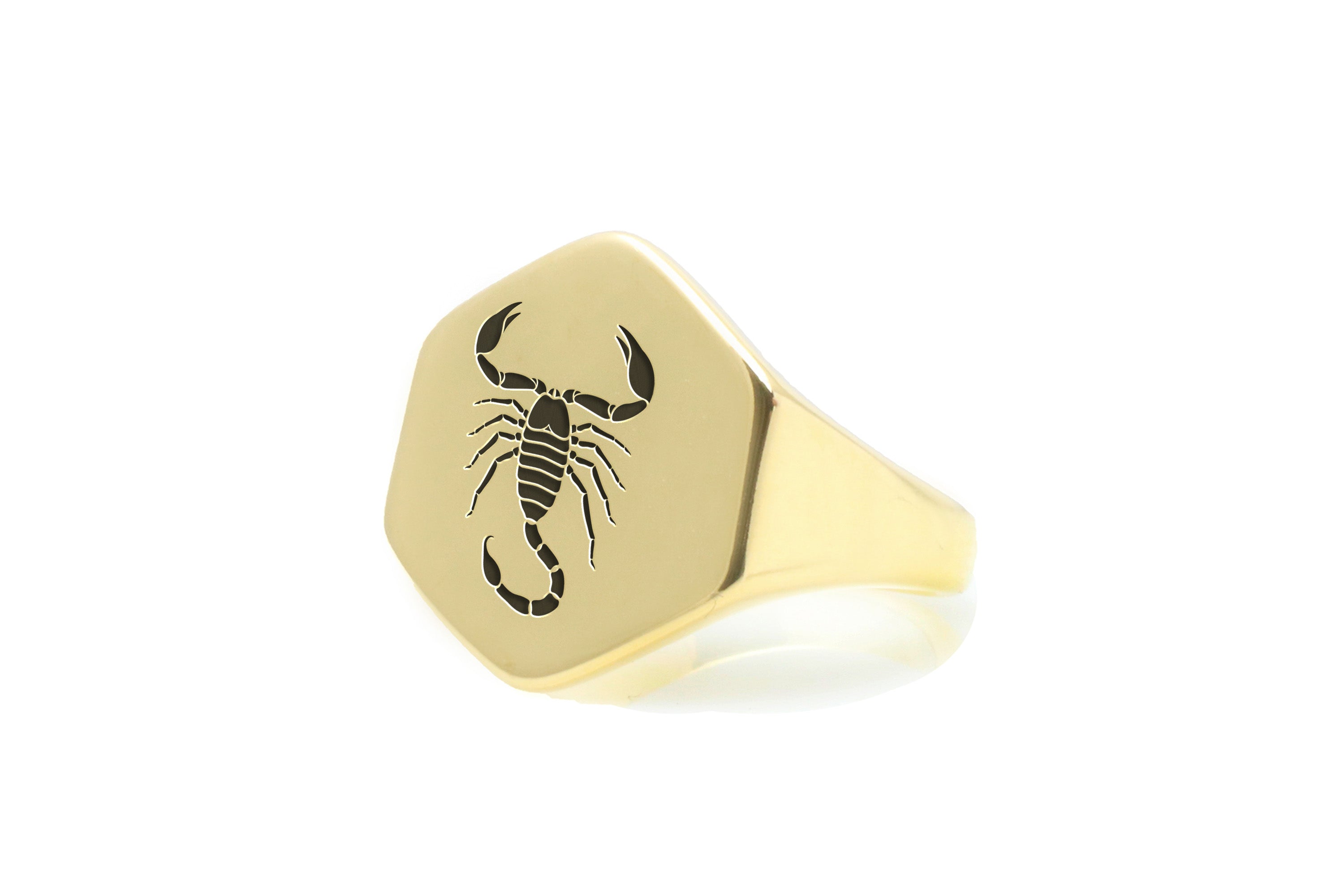 Scorpio Zodiac Signet Ring