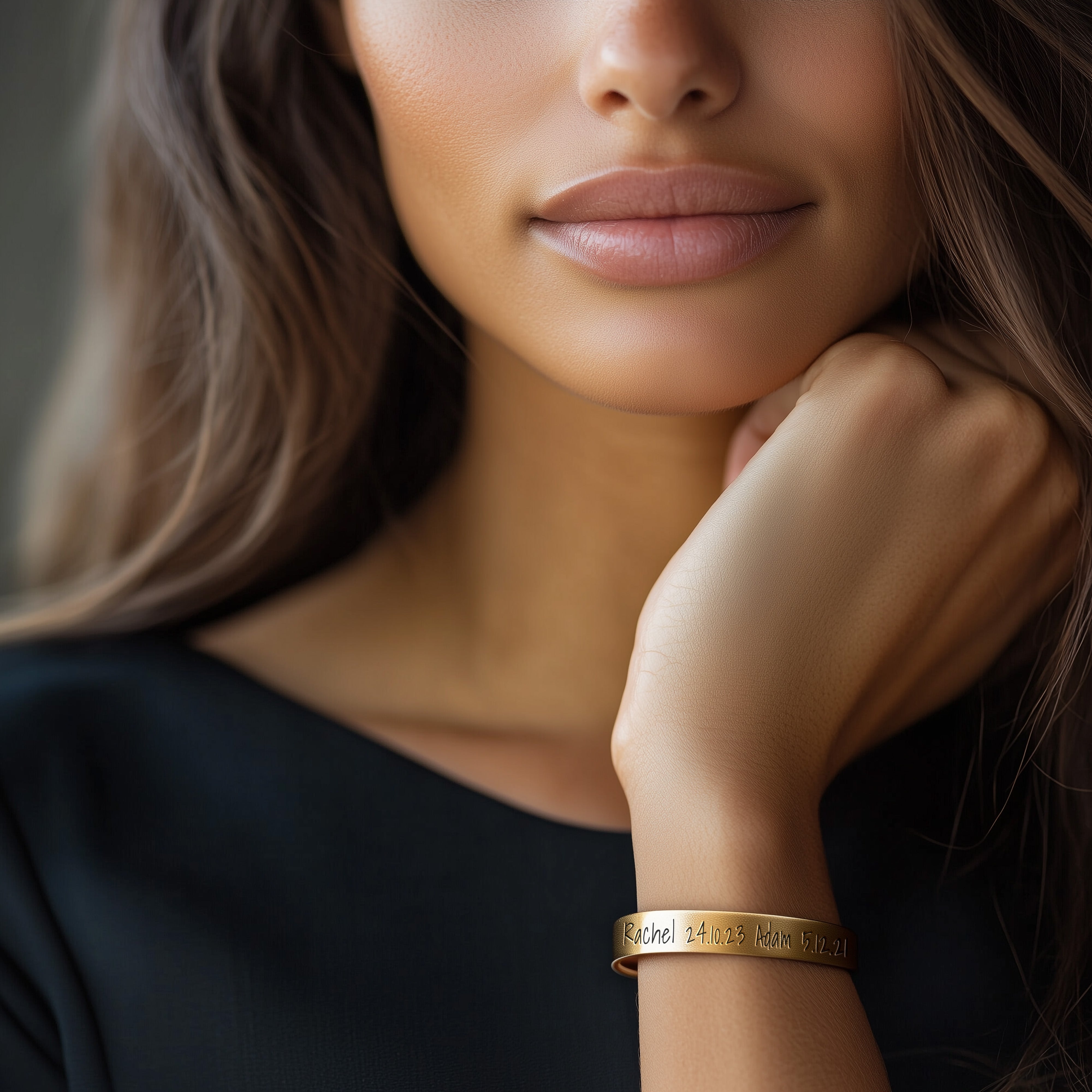 Kids Name And Birth Dates Bracelet