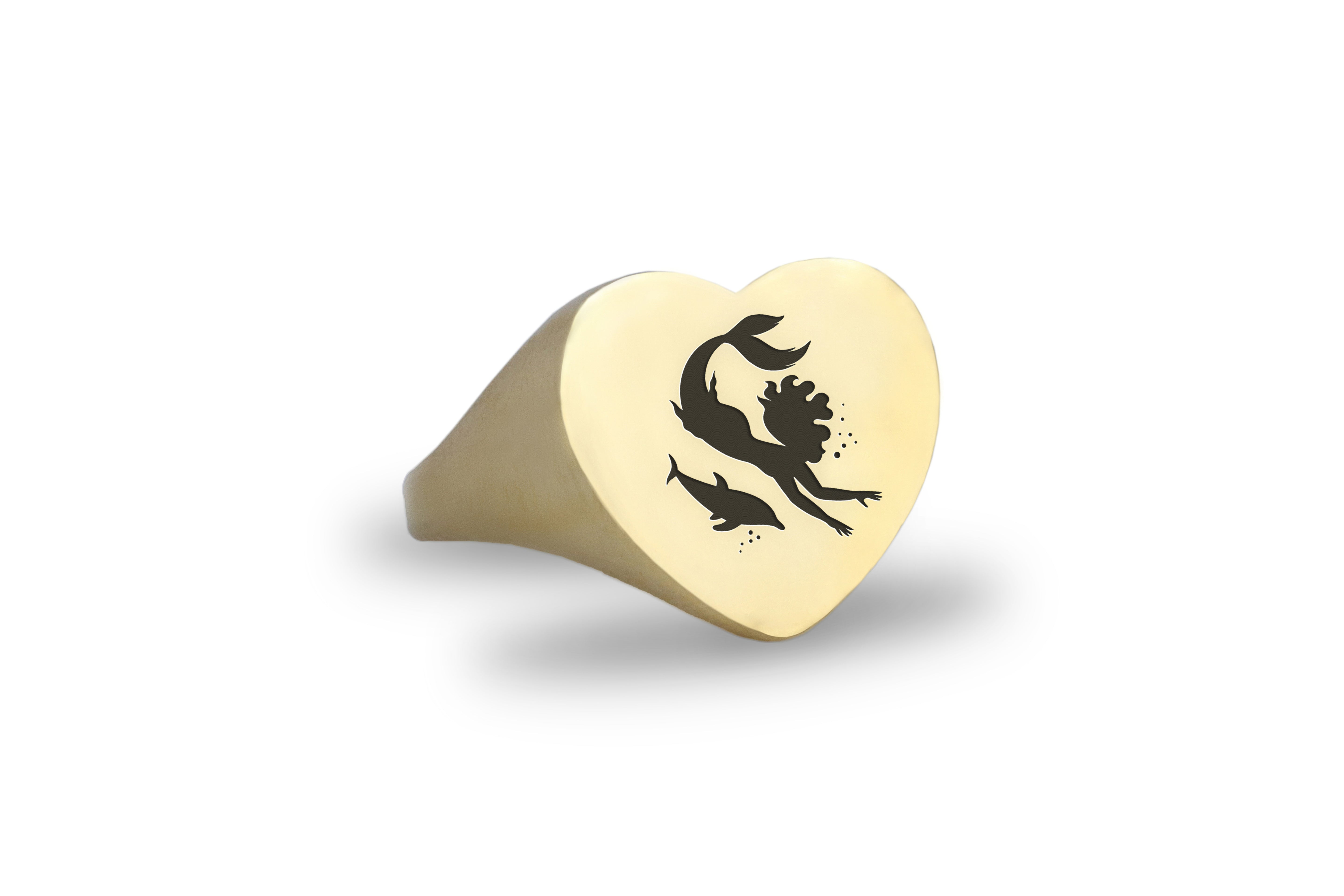 14k Gold Mermaid Ring