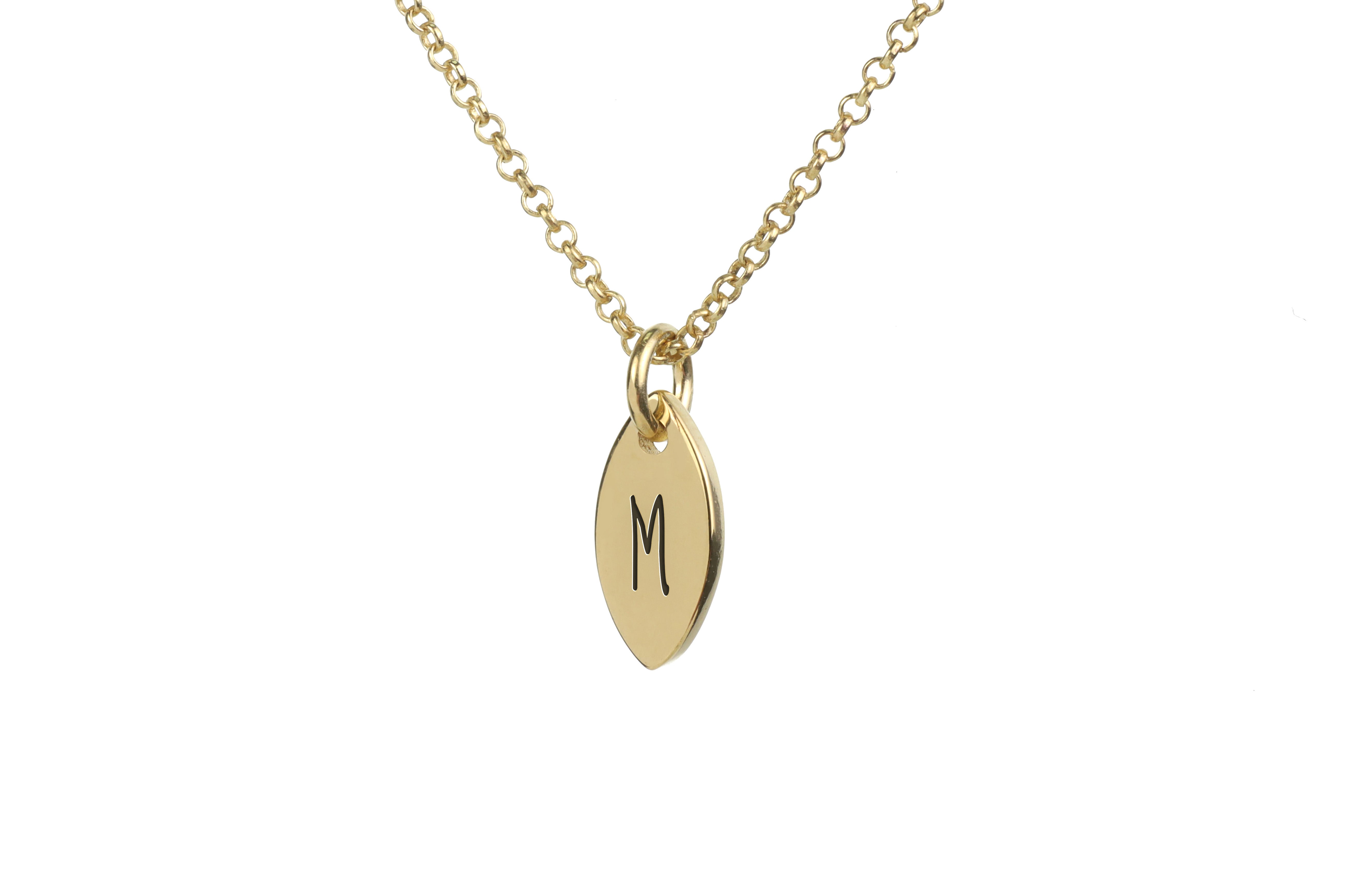 Name Initial Gold Necklace