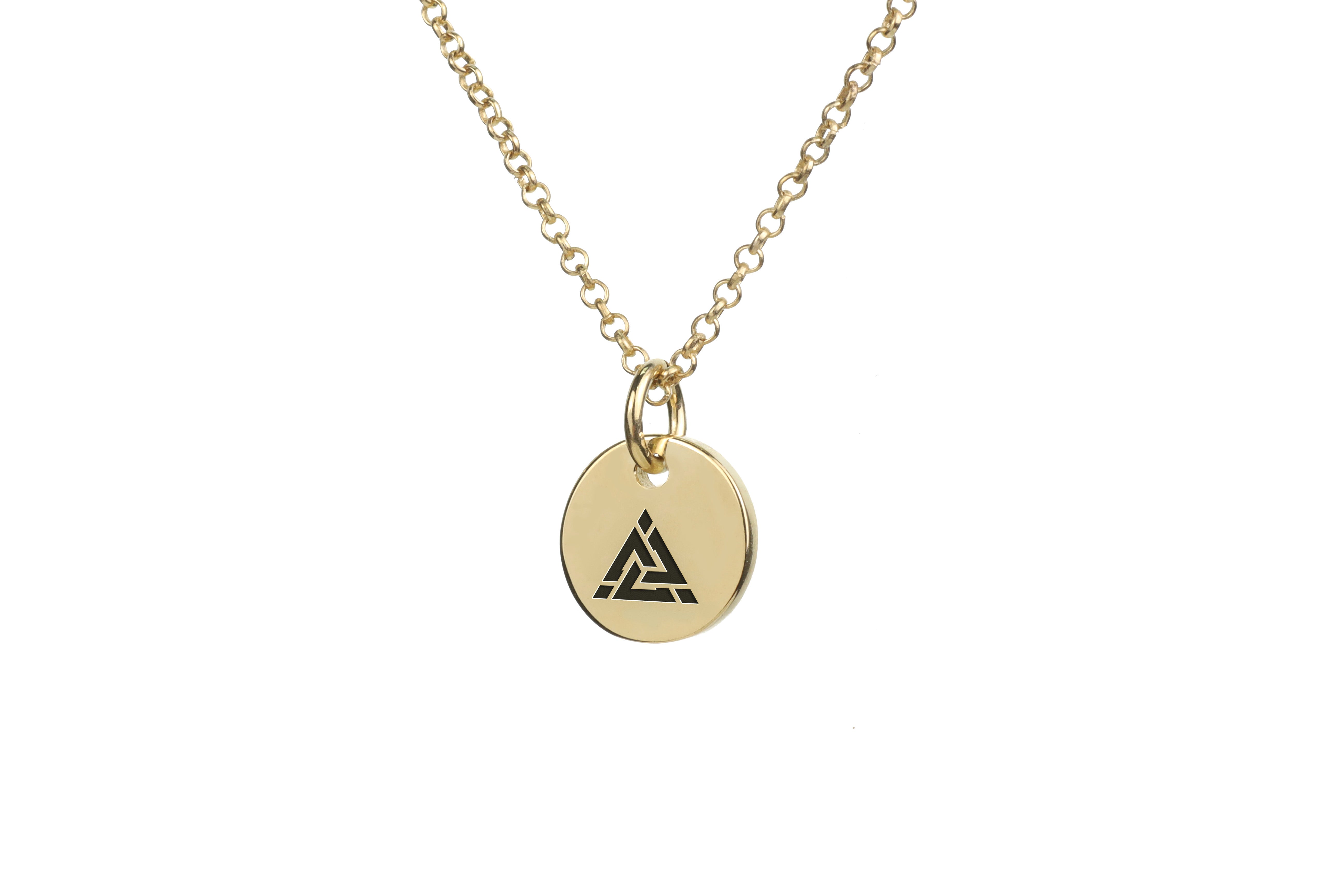 Valknut Signet Pendant Necklace